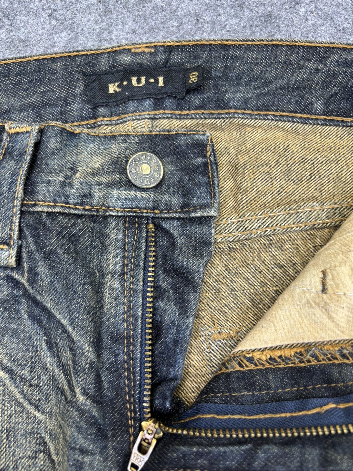Seditionaries KUI Flare Rusty Mudwash Distressed Denim F869 Size US 32 / EU 48 - 9 Thumbnail