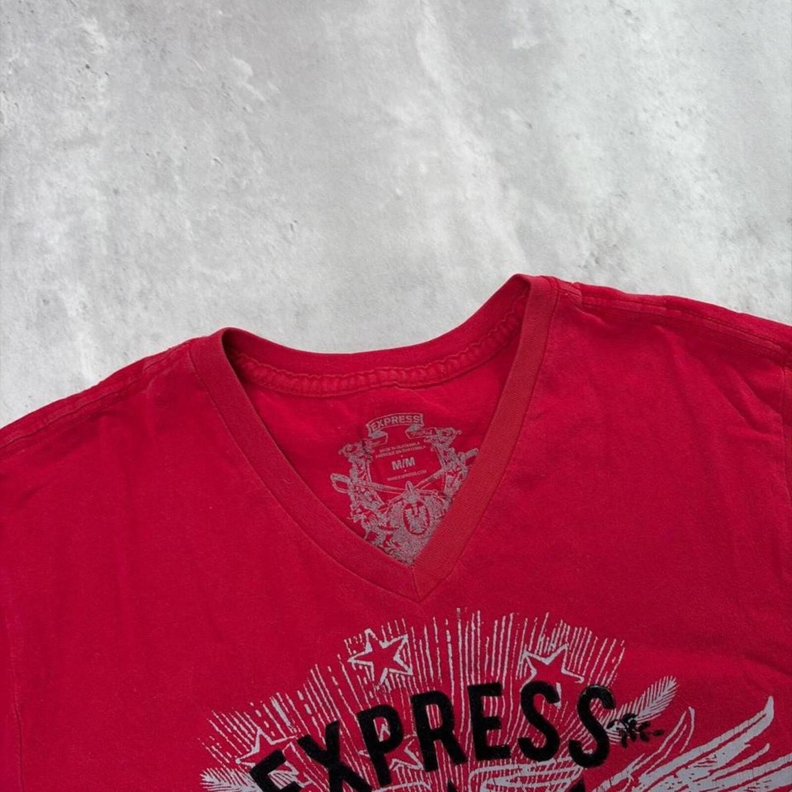 Express Y2K Red Express Grunge Gothic Skater T-Shirt Size US M / EU 48-50 / 2 - 5 Thumbnail
