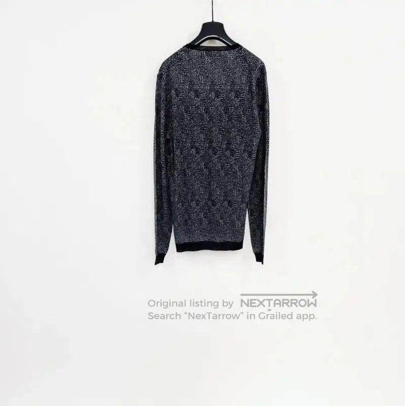 Versace Versace Gray Wool Men's Long Sleeve Sweater . Size US S / EU 44-46 / 1 - 2 Thumbnail