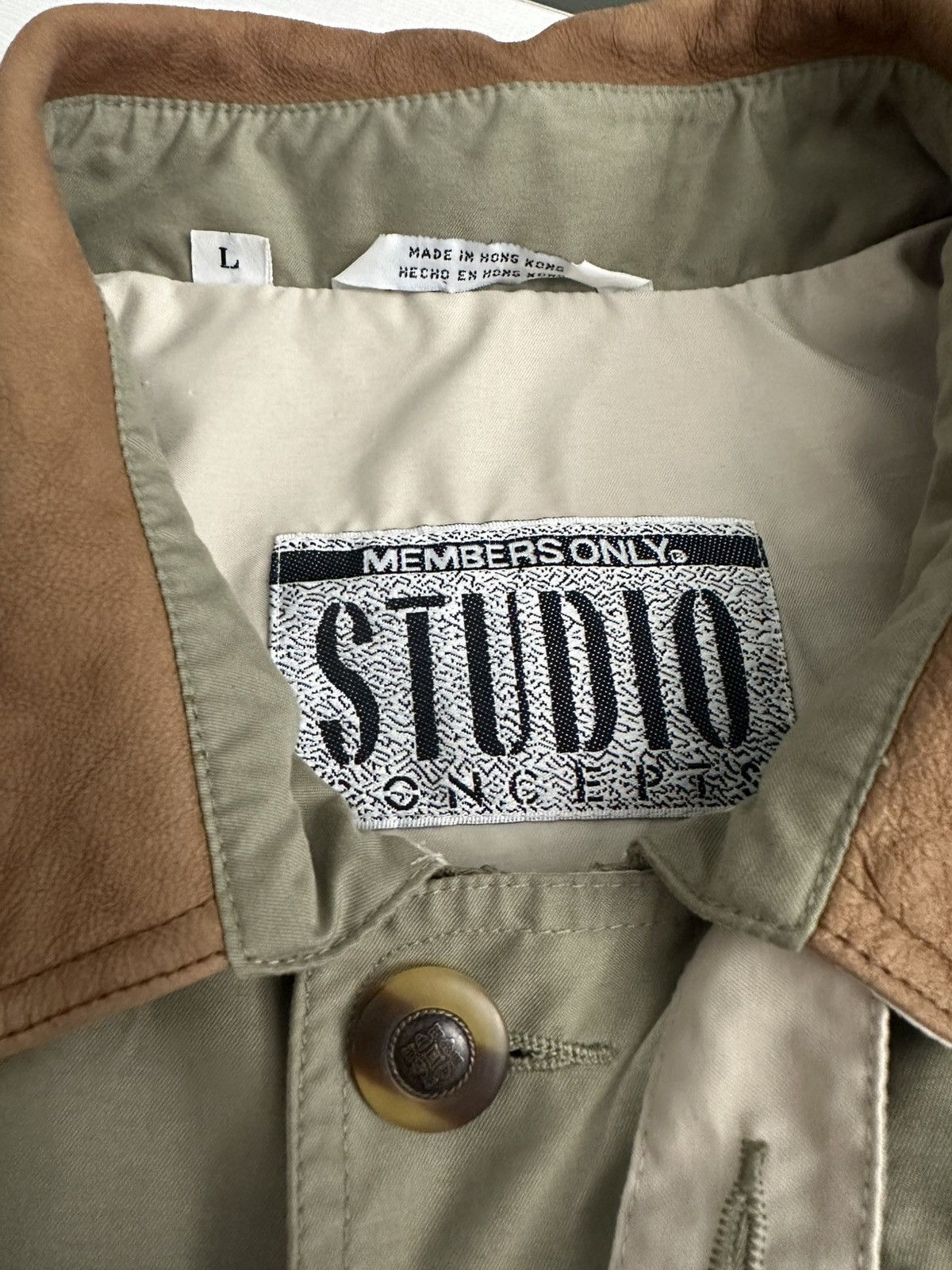 Members Only × Vintage Vintage 80s Members Only Studio Concepts Rare bomber Jacket Size US L / EU 52-54 / 3 - 8 Thumbnail