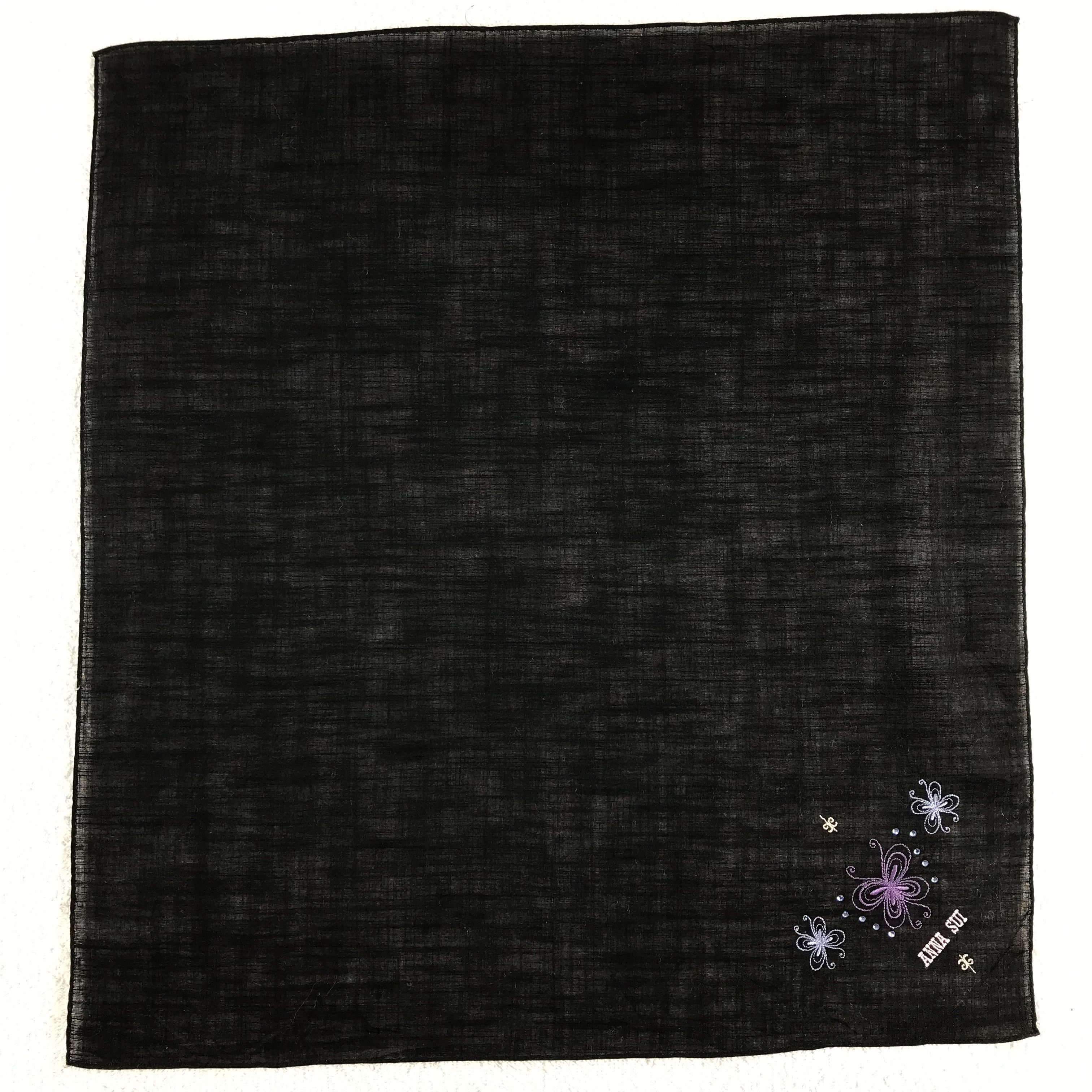 Anna Sui × Vintage Anna Sui Bandana / Handkerchief / Neckerchief - S242 Size ONE SIZE - 1 Thumbnail