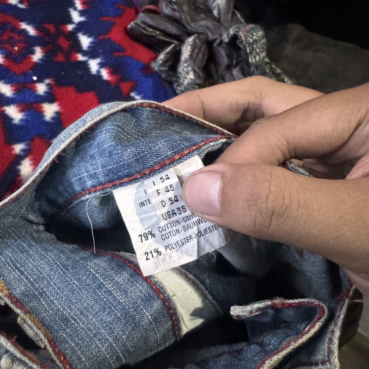 Marithe + Francois Girbaud Mfg jeans Size US 36 / EU 52 - 10 Thumbnail