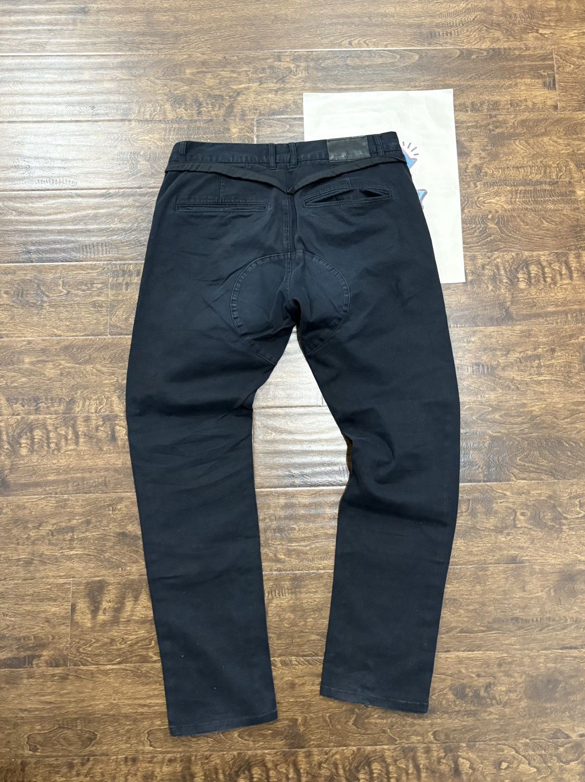 Richie Le Collection RLC DOUBLE KNEE SLIM FIT PANTS 34W Size US 34 / EU 50 - 2 Thumbnail