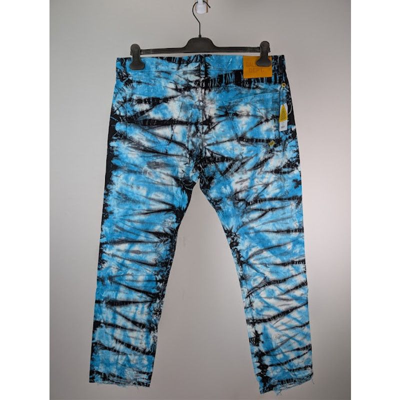 Gallery Dept. o1rshd1 Marley Tie Dye Denim Jeans in Blue / Black / White Size US 36 / EU 52 - 17 Thumbnail