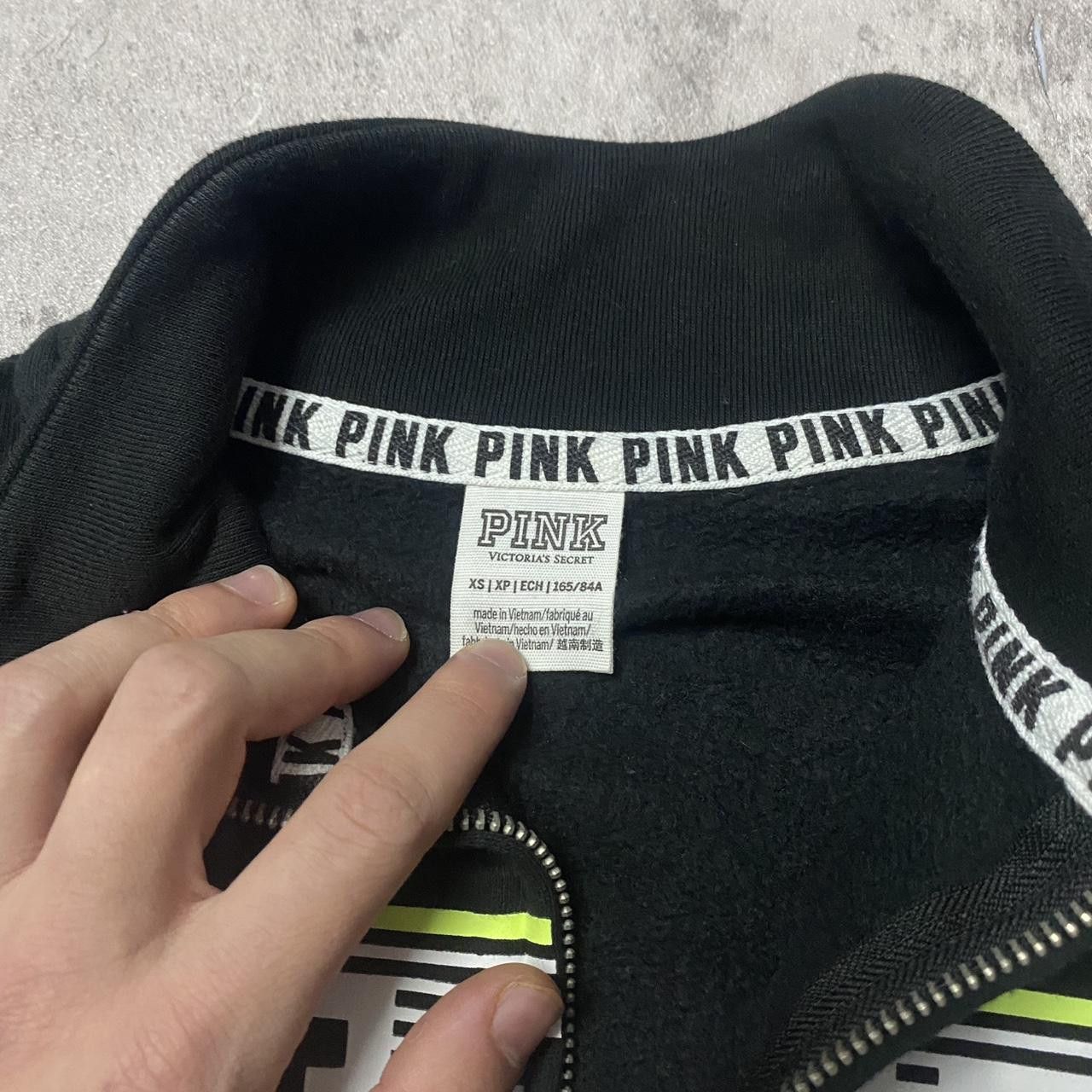 Victoria's Secret Black and yellow Victoria's Secret PINK zip up sweatshirt Size XS / US 0-2 / IT 36-38 - 3 Thumbnail