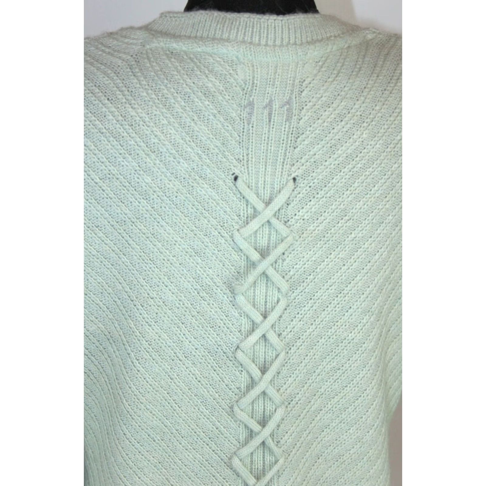 Vintage Odd Molly Green Pullover Womens Size 0 Alpaca Wool Sweater Size XS / US 0-2 / IT 36-38 - 6 Thumbnail
