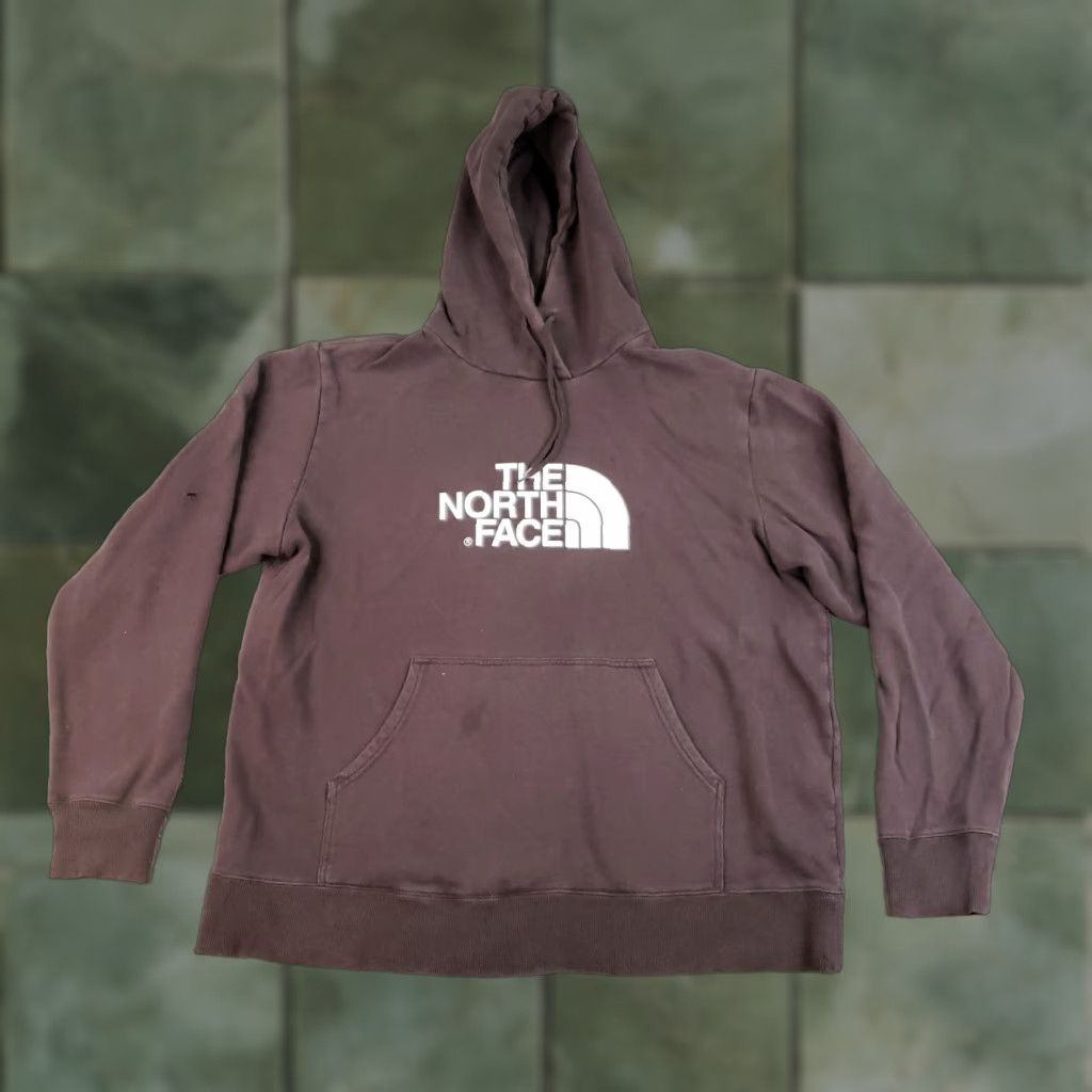 The North Face The North Face Hoodie Mens XL Brown Pullover Hooded Long Sleeve Outdoors Faded Size US XL / EU 56 / 4 - 1 Thumbnail