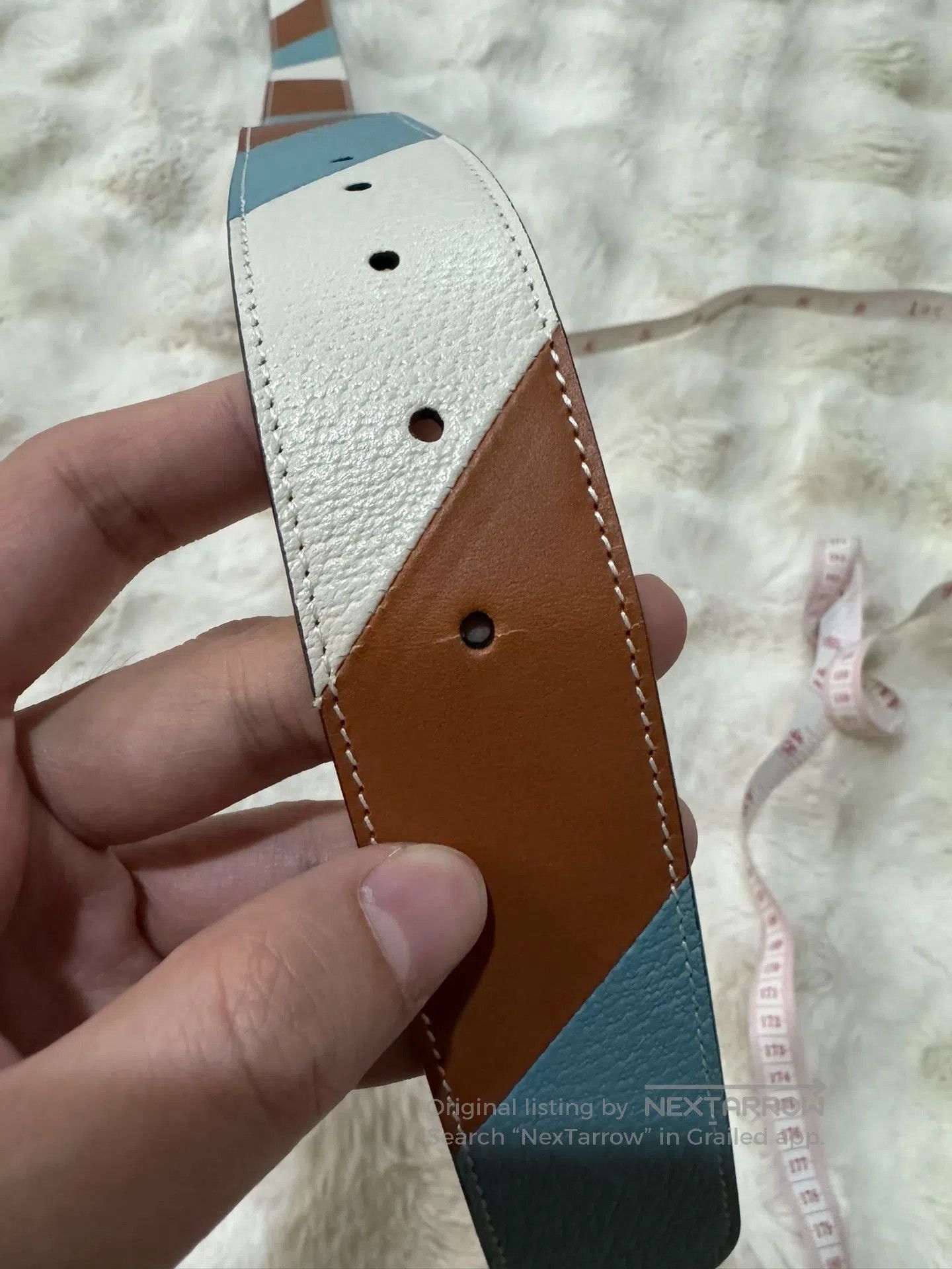 Gucci Guicci size 75 Contrasting Double G Belt| Size ONE SIZE - 9 Thumbnail