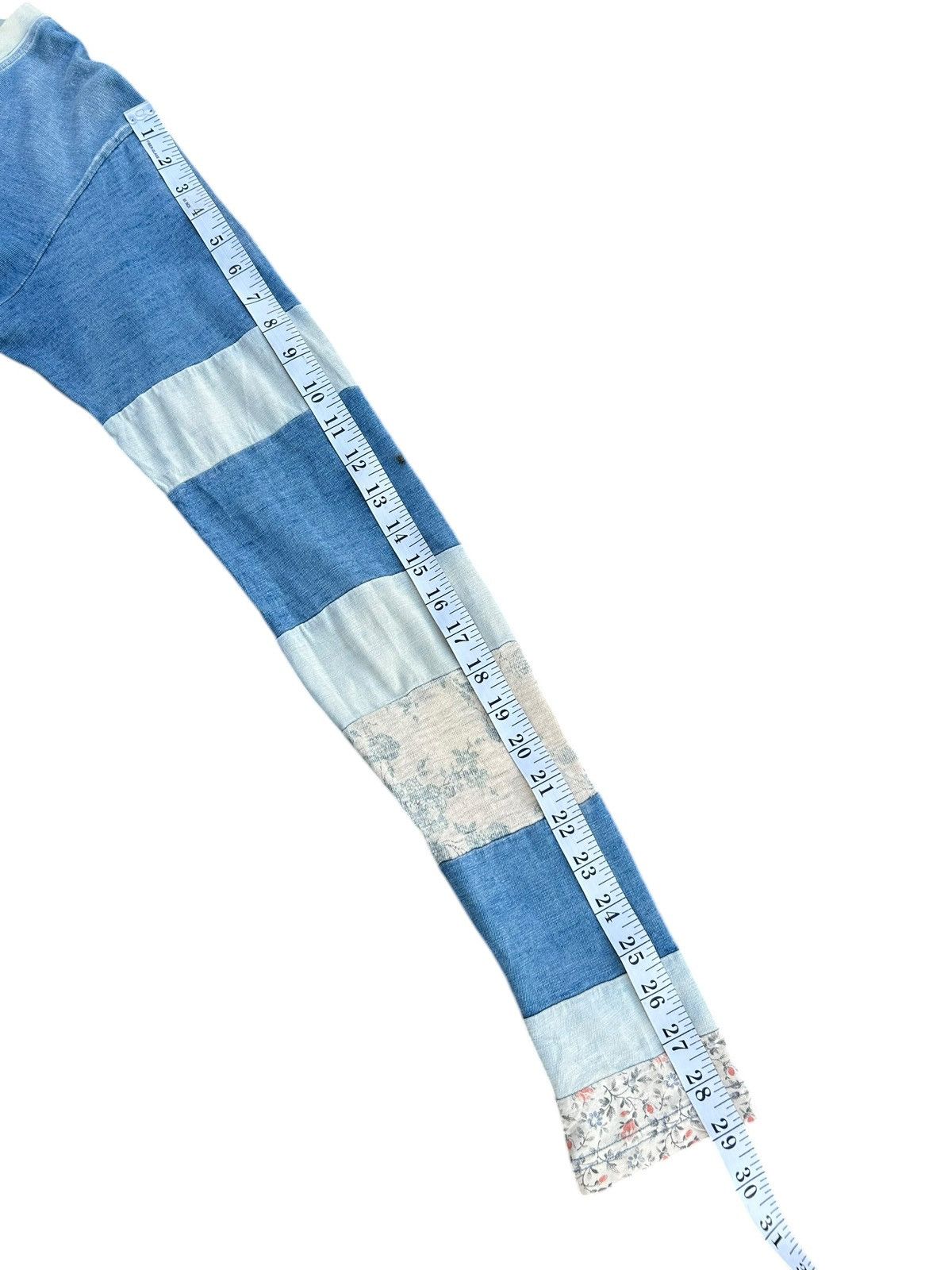Kapital Kapital Hippies Boro Patchwork indigo Sunfaded tshirt Size US M / EU 48-50 / 2 - 20 Thumbnail
