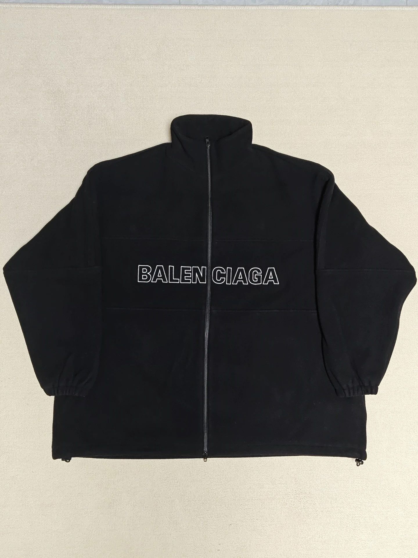 Balenciaga Balenciaga 22SS wool stand collar embroidered logo cotton jacket Size US M / EU 48-50 / 2 - 1 Thumbnail