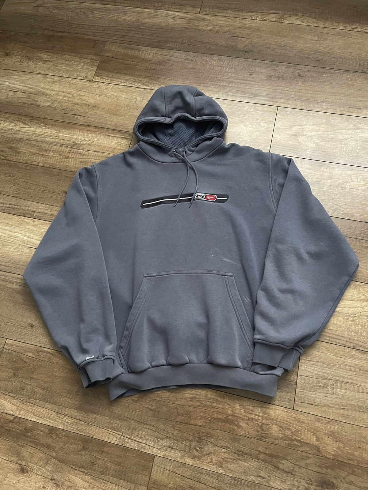 Other Nike Vintage Hoodie Big Logo 90s Faded Distressed Size US S / EU 44-46 / 1 - 2 Thumbnail