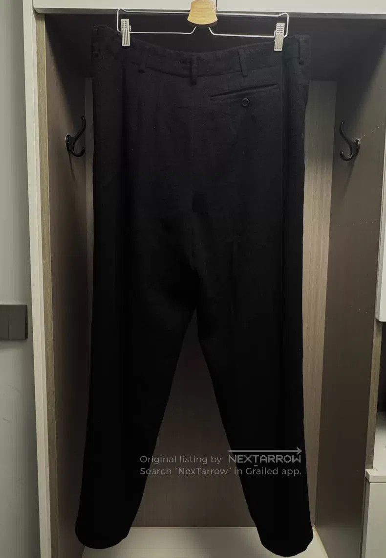 Yohji Yamamoto Yohji Yamamoto size m 86aw metallic-button wool trousers Size US 28 / EU 44 - 2 Thumbnail