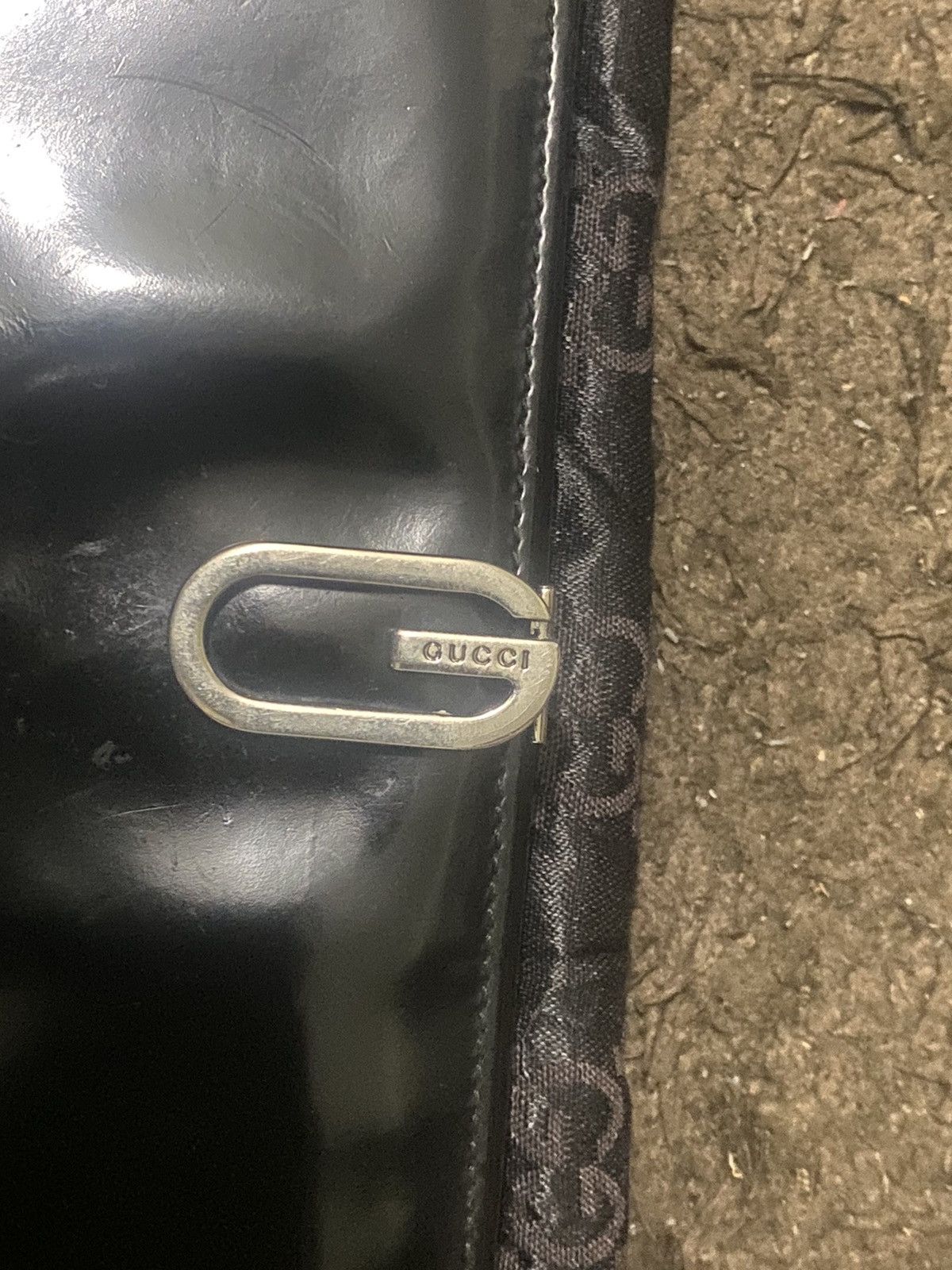 Gucci Auth Gucci Black Long Wallet Size ONE SIZE - 3 Thumbnail