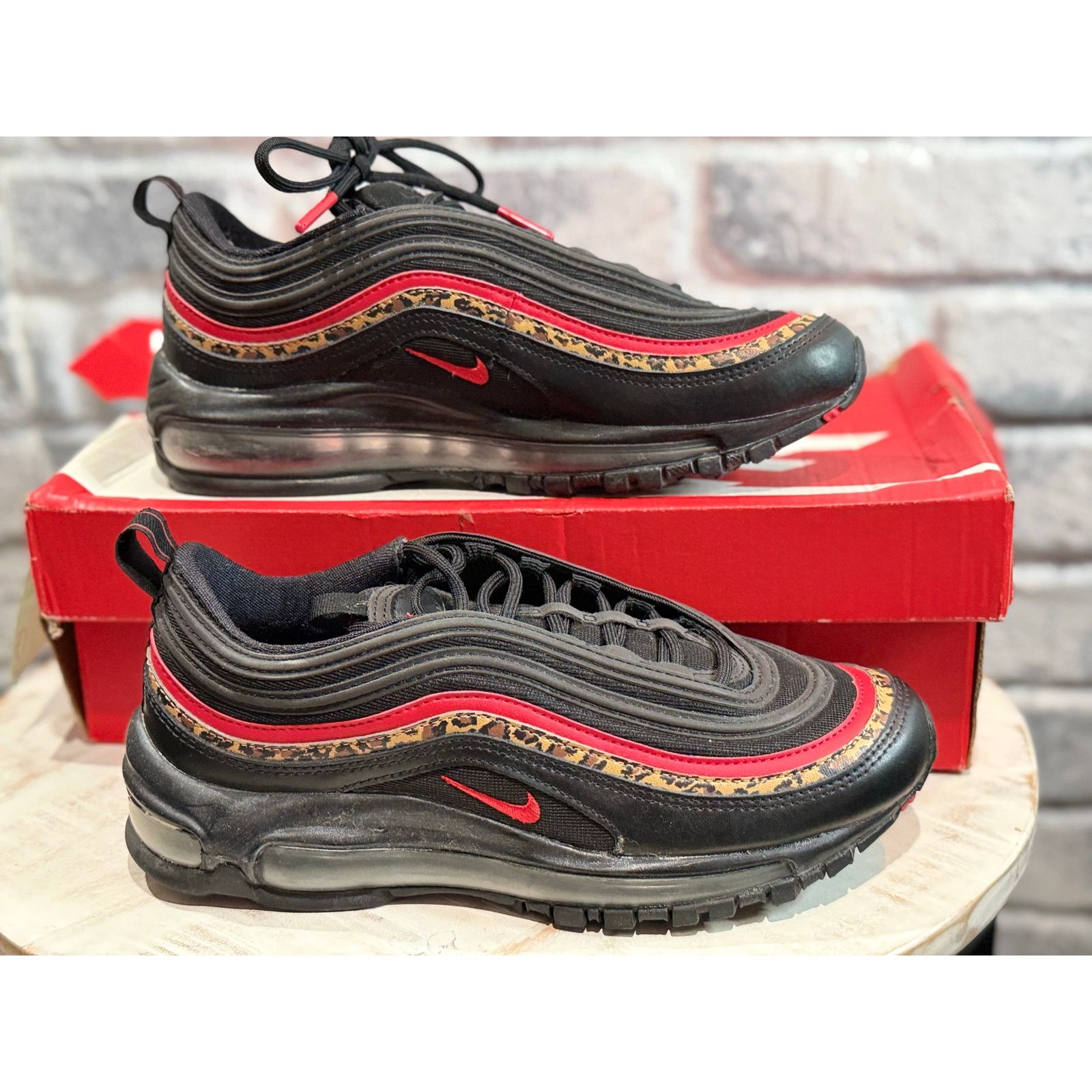 Nike Nike Air Max 97 Leopard Pack Black Size 6.5w 5y Size US 6.5 / IT 36.5 - 1 Thumbnail