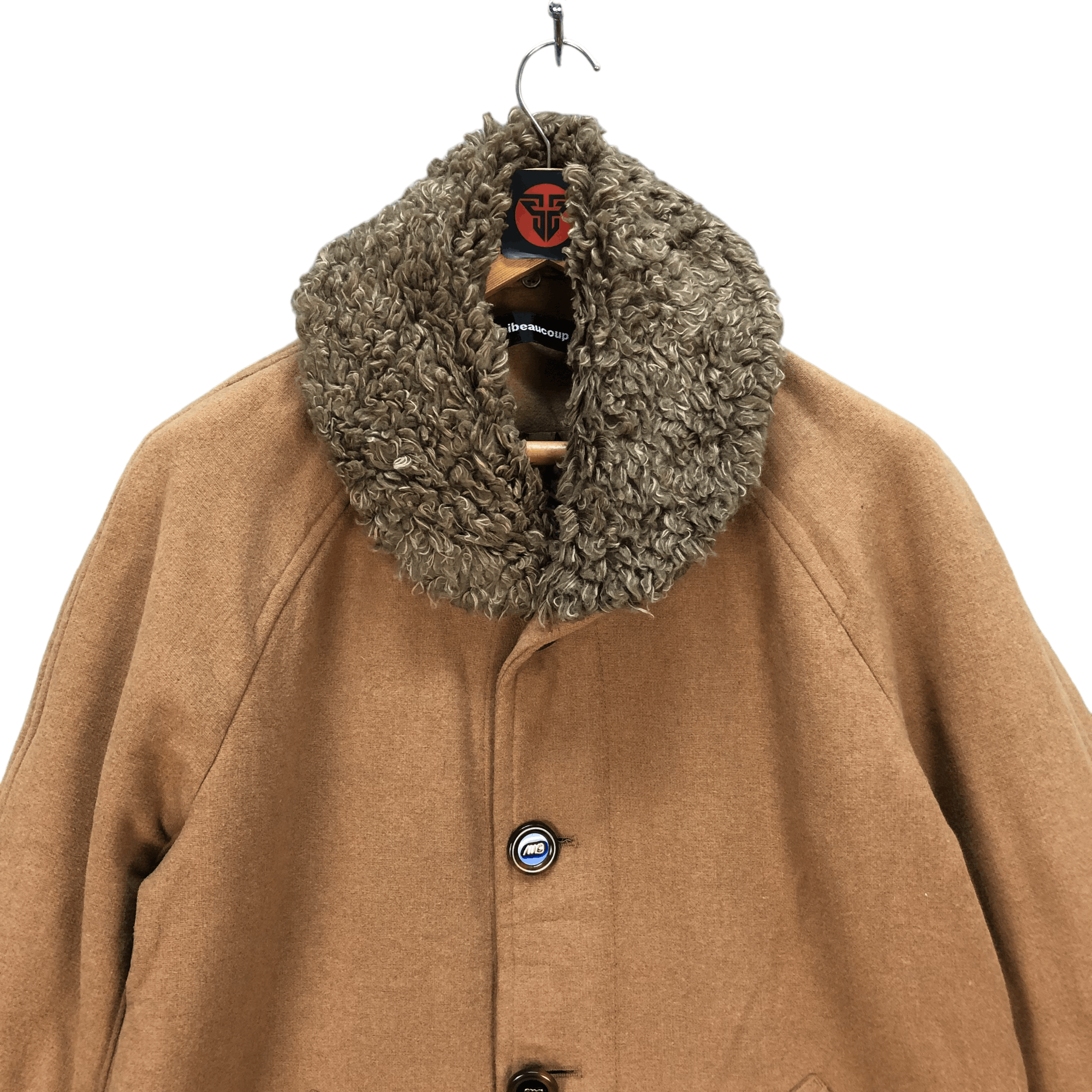 Issey Miyake MERCIBEAUCOUP ISSEY MIYAKE BROWN COAT #6266-57 Size US S / EU 44-46 / 1 - 2 Thumbnail