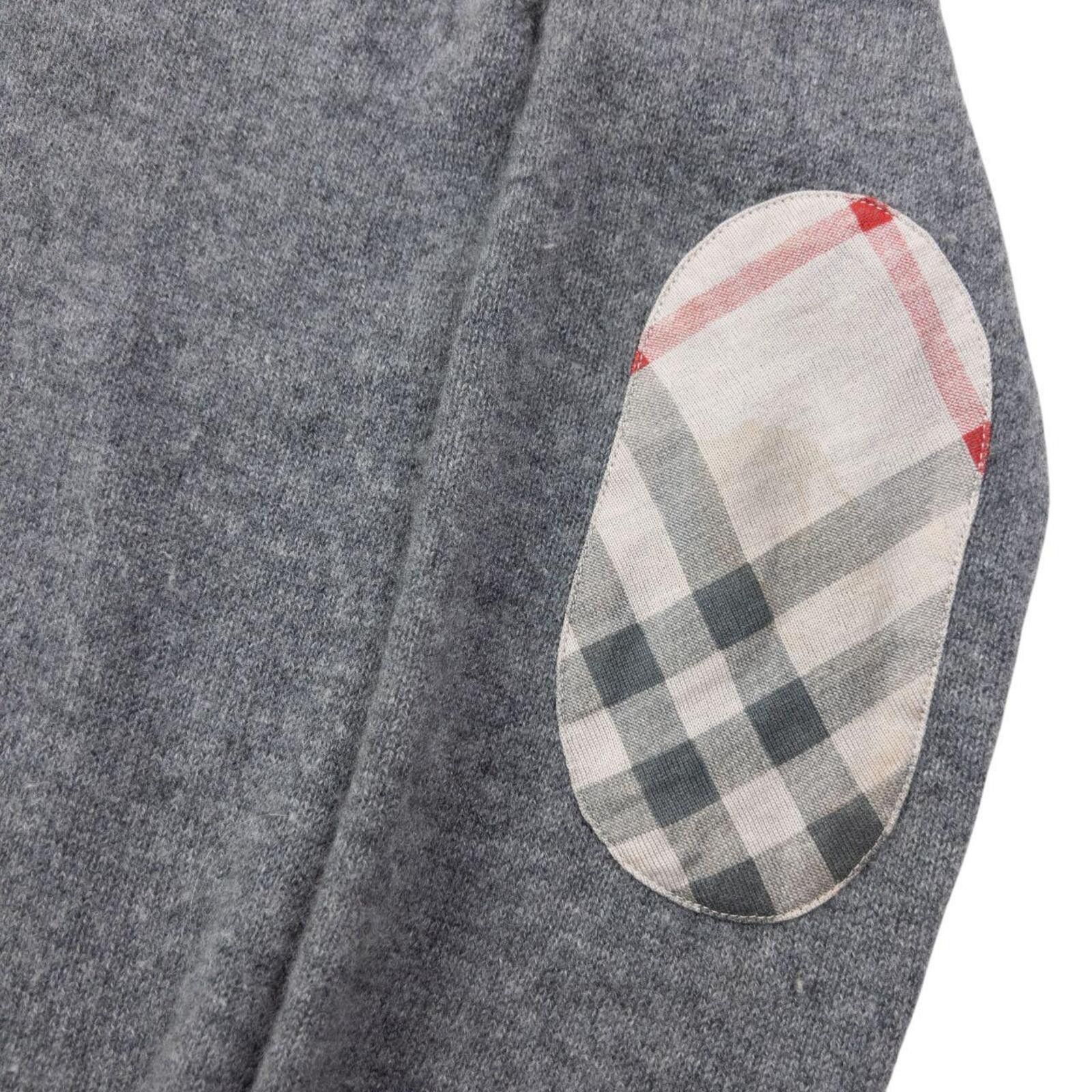 Burberry Vintage 2000s Burberry Brit Nova Check Elbow Patch Jumper M Size US M / EU 48-50 / 2 - 5 Thumbnail