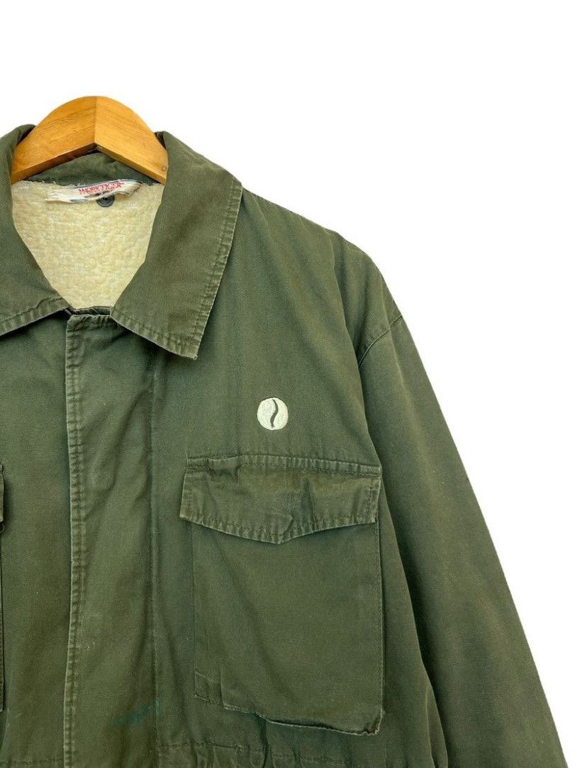 Vintage Vintage 80s M 65 Military Field Jacket Fleece Green Size US L / EU 52-54 / 3 - 11 Thumbnail