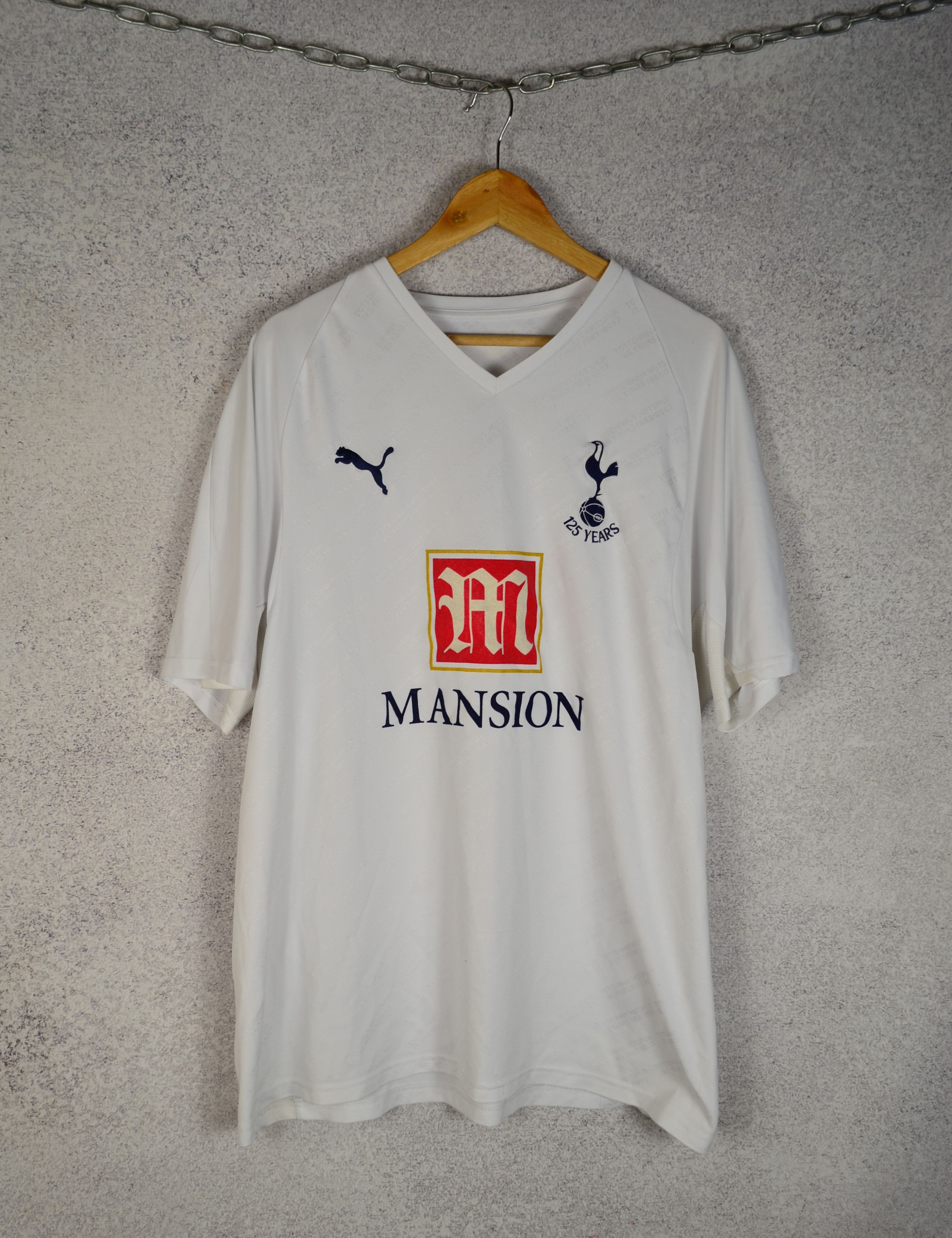 Vintage Tottenham Hotspur FC Home Football Shirt 2007 2008 Jersey Size US XXL / EU 58 / 5 - 1 Thumbnail