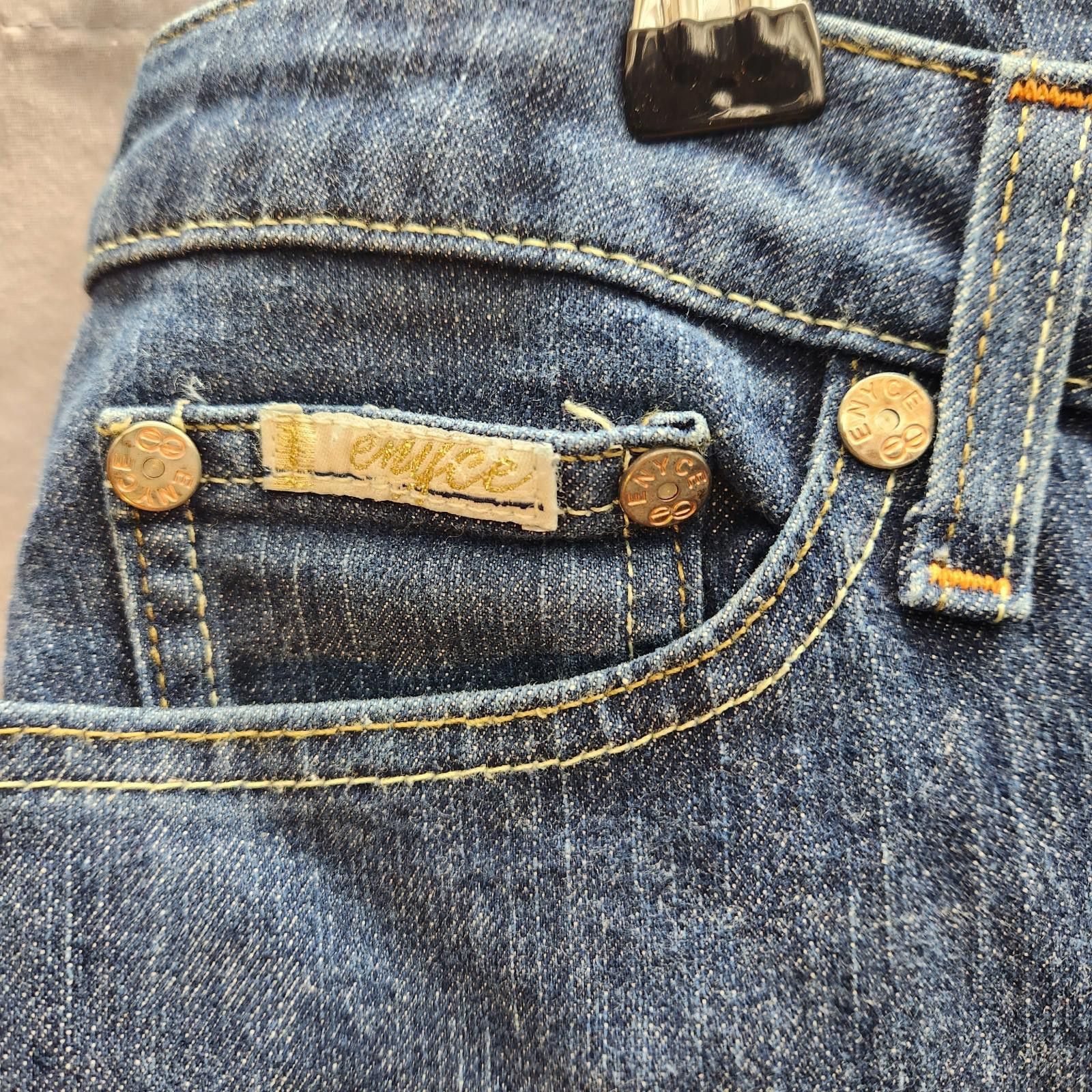Enyce Vintage Enyce Jeans Blue Womens Size 11 Embroidered Size 30" / US 8 / IT 44 - 5 Thumbnail