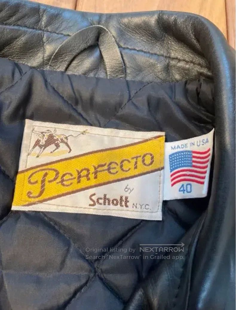 Schott Schott Leather coat Size US XXS / EU 40 - 6 Thumbnail