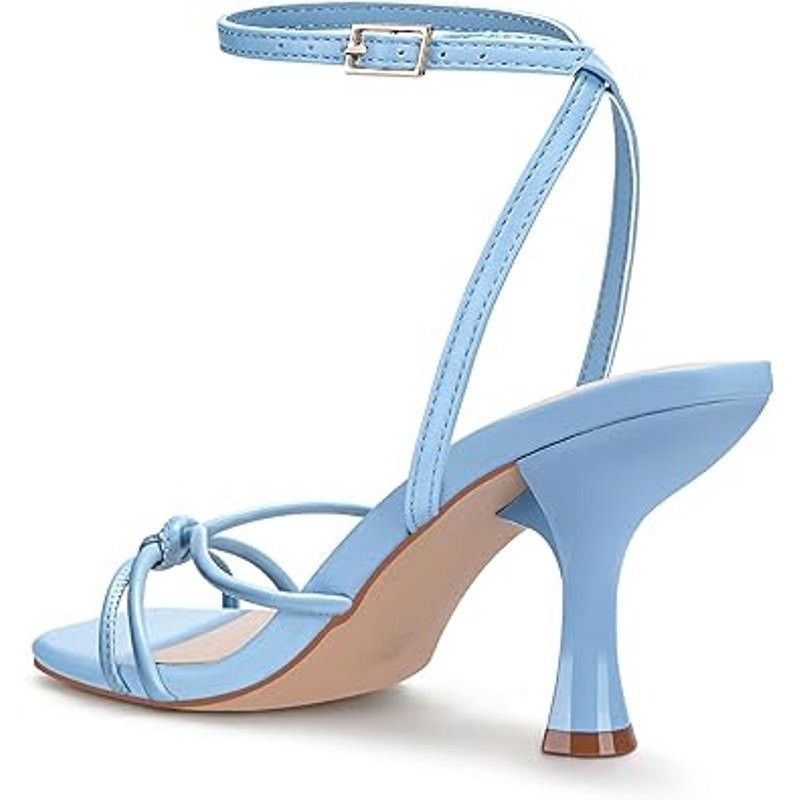 Other Baby Blue Open Toe Ankle Strap Heels Size 7.5 Size US 7.5 / IT 37.5 - 3 Thumbnail