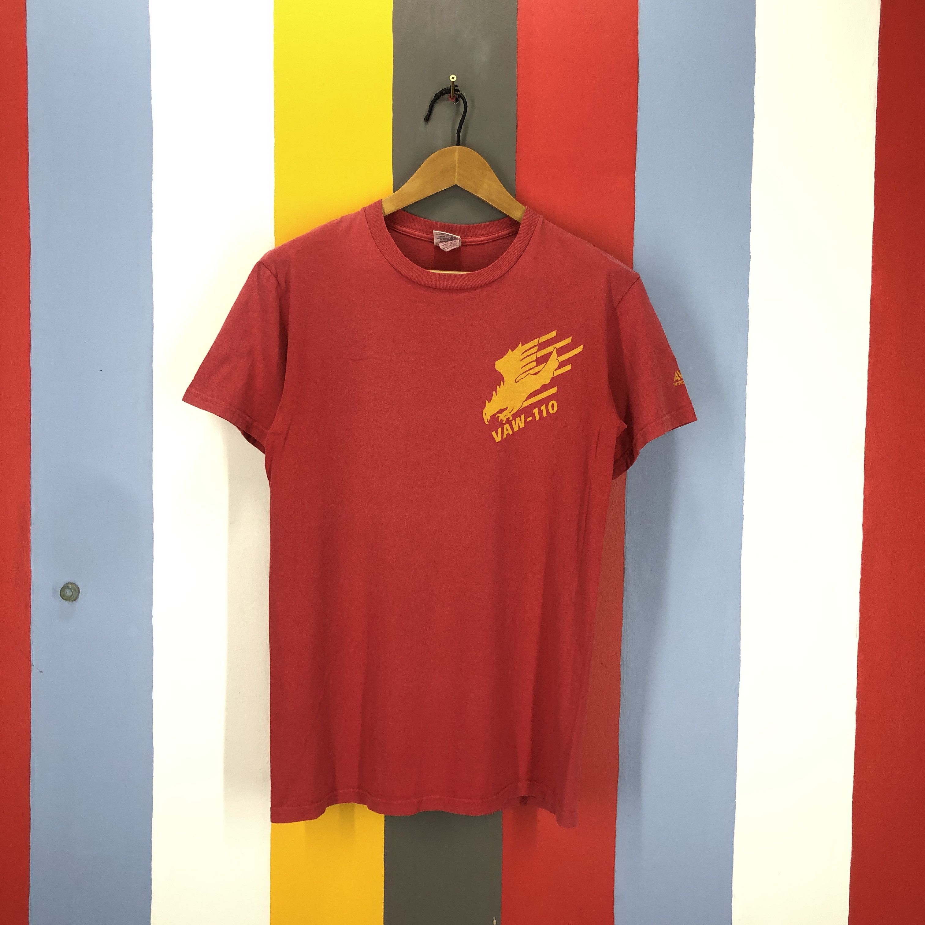 Avirex 90s Vintage AVIREX VAW 110 Crew Neck T Shirt #1515/AZ Size US M / EU 48-50 / 2 - 1 Thumbnail