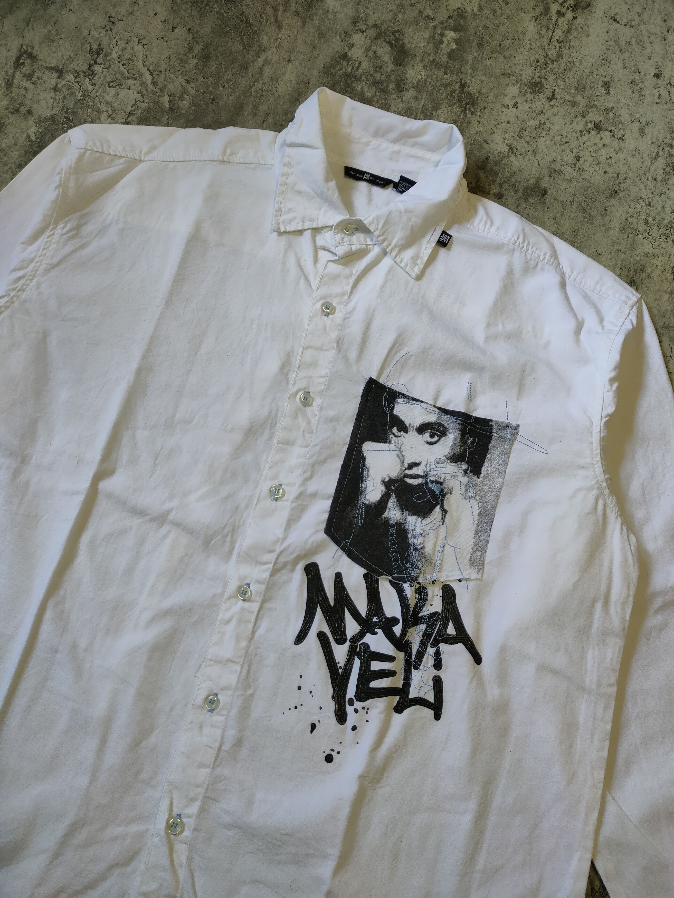Makaveli × Rap Tees 🔥 Makaveli 2pac Button Shirt Size US XXL / EU 58 / 5 - 3 Thumbnail