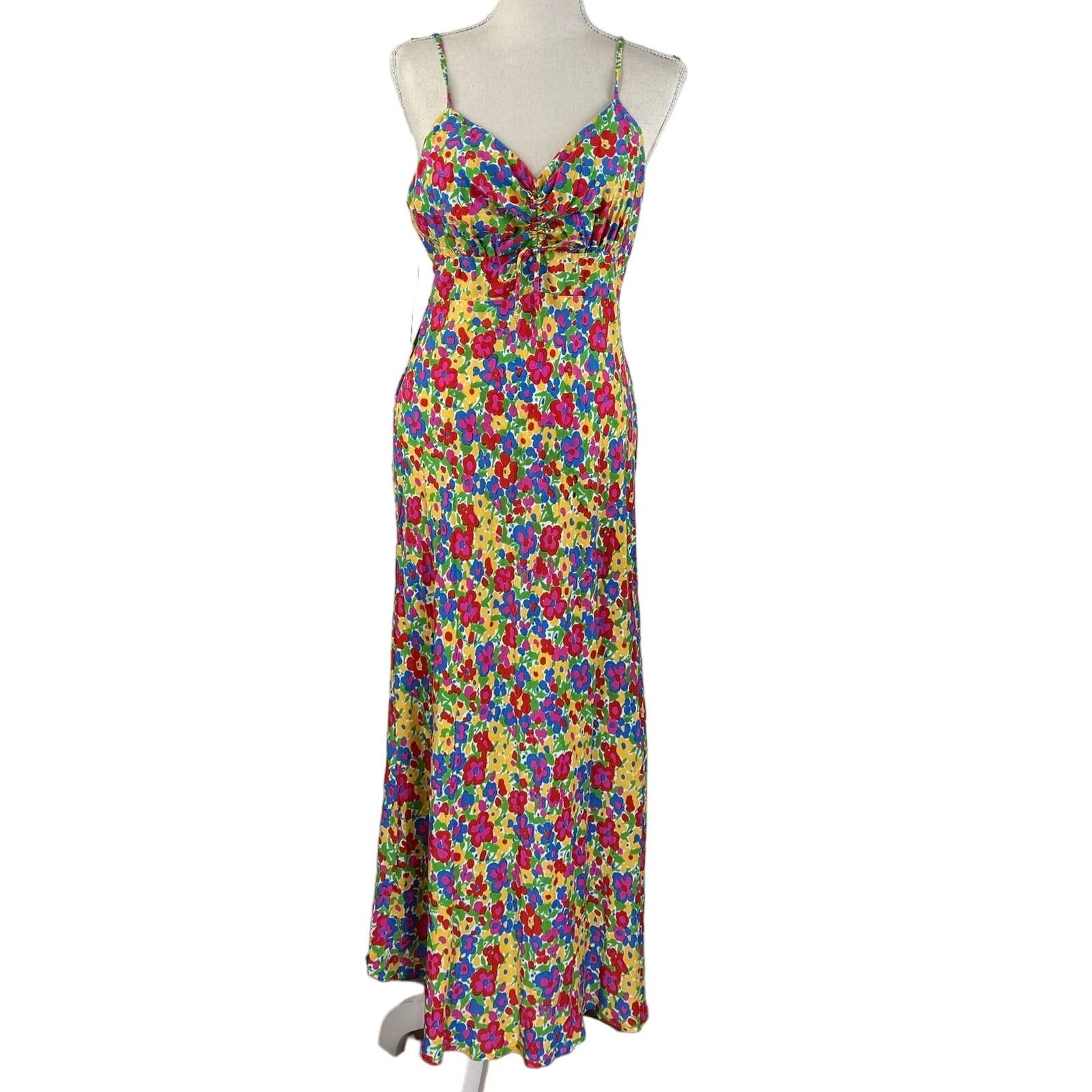 Anthropologie Anthropologie Faithfull the Brand Floral Pop Midi Dress Size M / US 6-8 / IT 42-44 - 1 Thumbnail