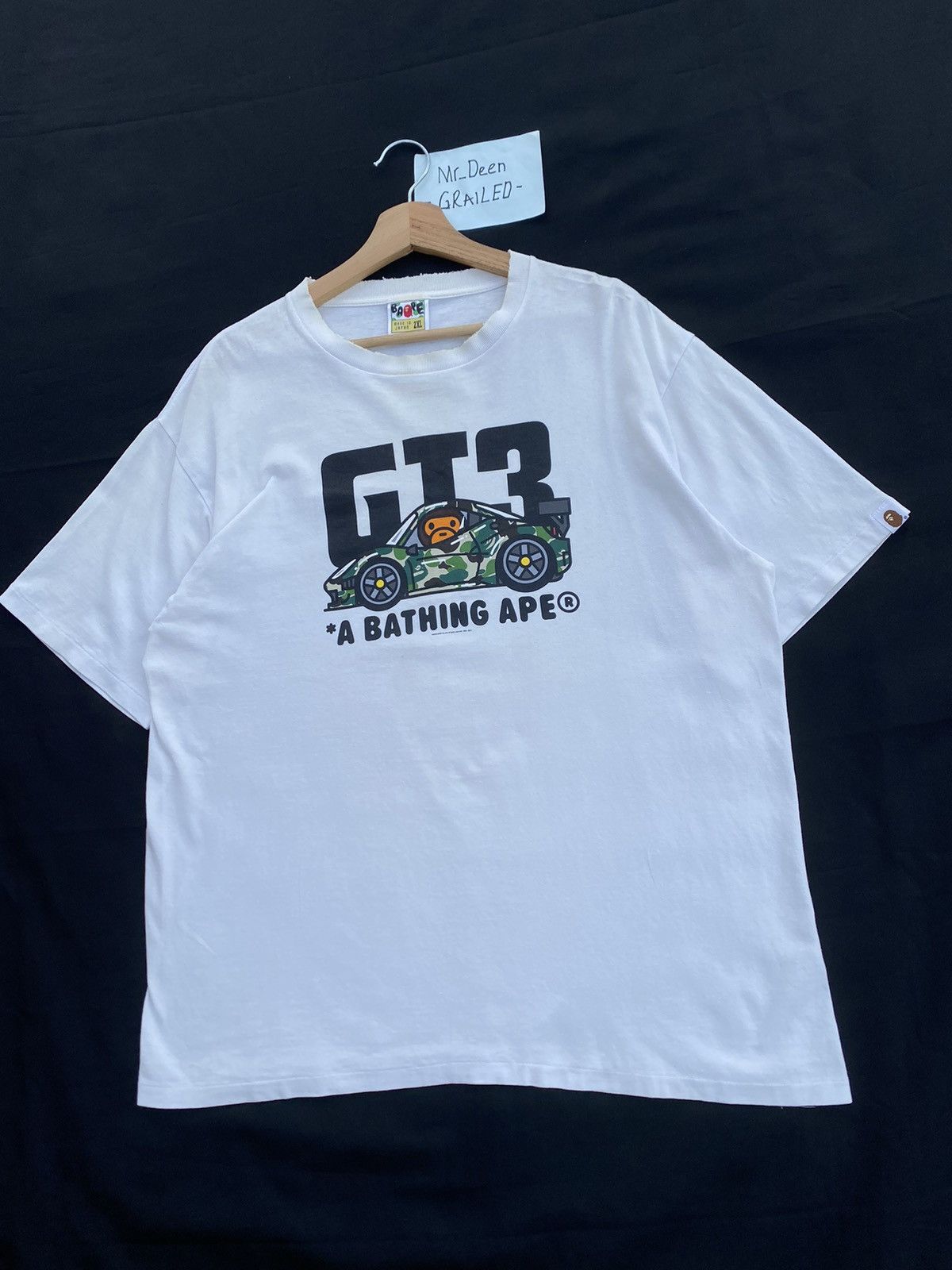 Bape Rare A Bathing Ape x Ferrari 458 Italia GT3 Camo Tshirt Size US XXL / EU 58 / 5 - 3 Thumbnail