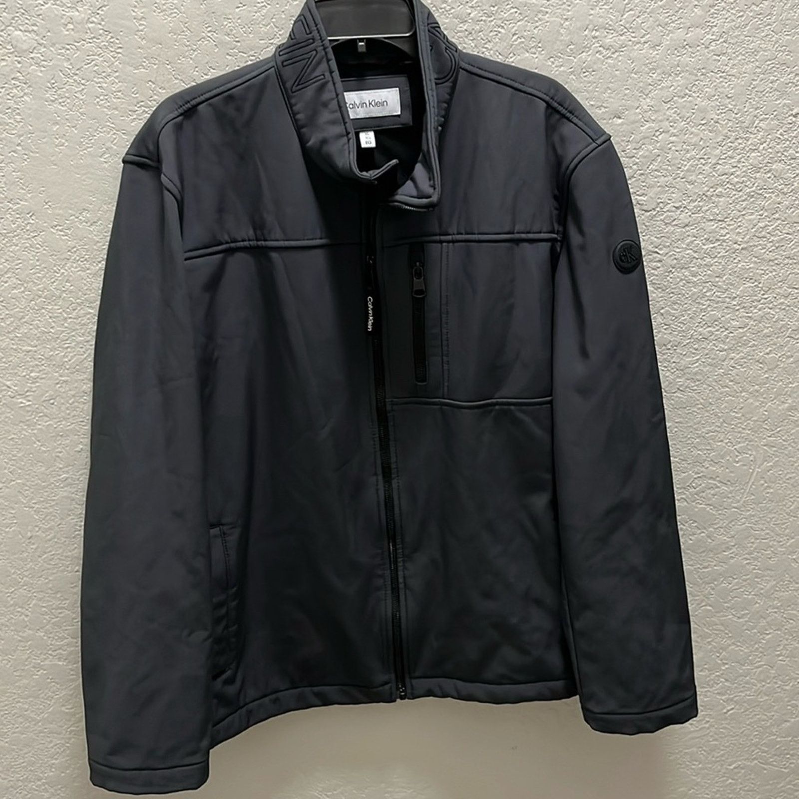 Calvin Klein Calvin Klein Men Gray Jacket Infinite Stretch Size XL Size US XL / EU 56 / 4 - 1 Thumbnail