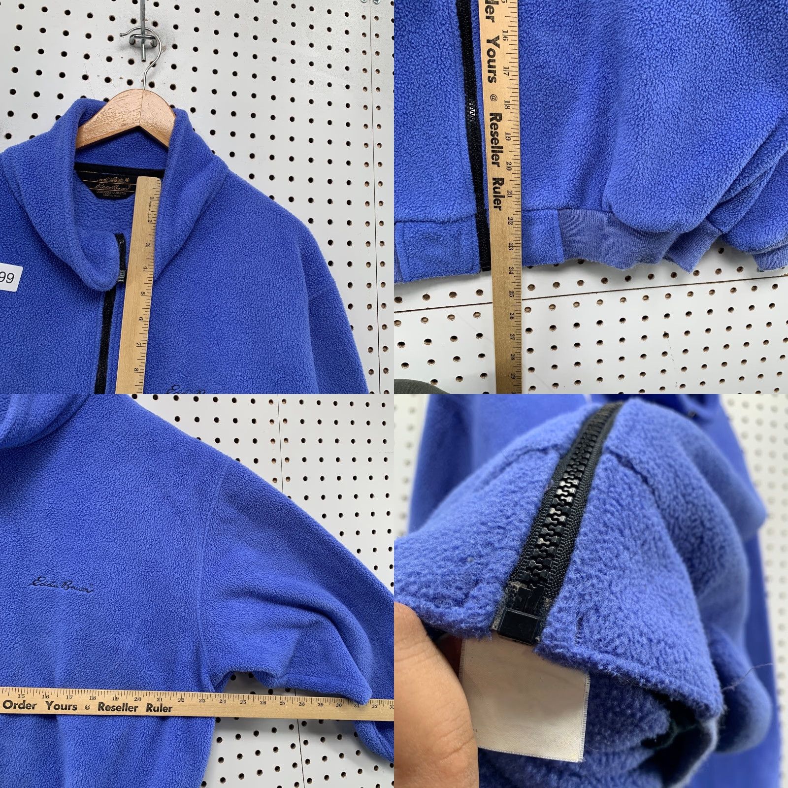 Eddie Bauer VINTAGE Eddie Bauer Fleece Jacket Womens Medium Blue Oversized Outdoor 80s Theme Mens Womens Girls Boys Size M / US 6-8 / IT 42-44 - 8 Thumbnail