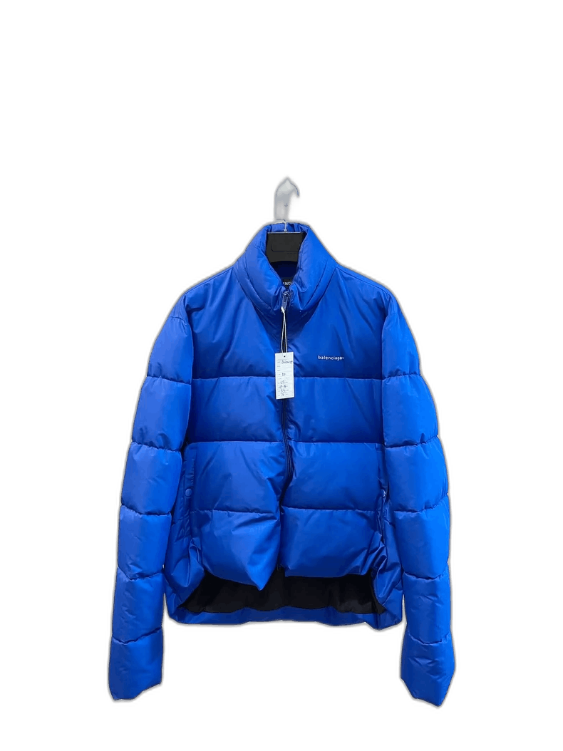 Balenciaga Balenciaga Blue Puffer Jacket Size US L / EU 52-54 / 3 - 1 Thumbnail