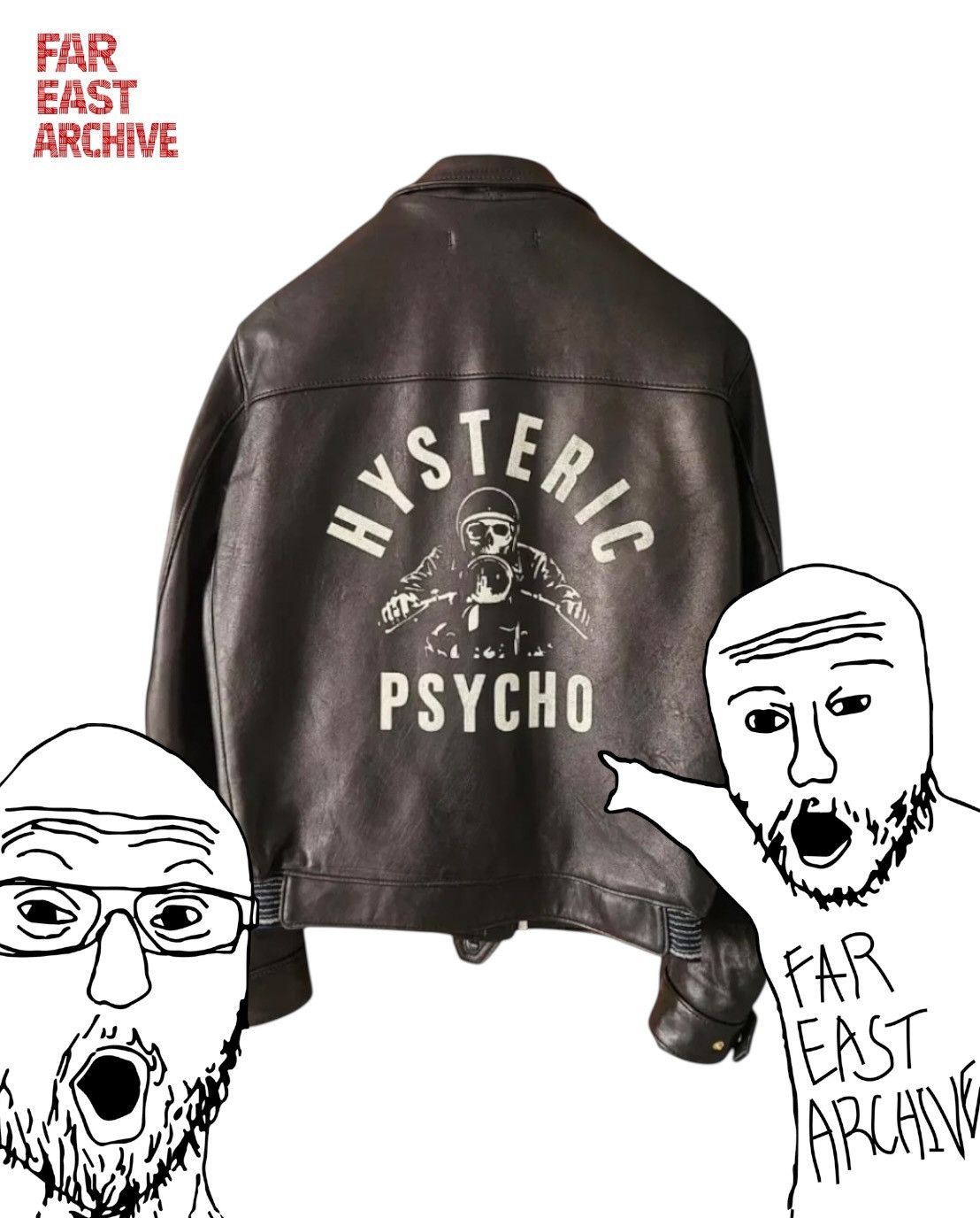 Hysteric Glamour Hysteric Glamour x Lewis Leather Single Rider Jacket Size US L / EU 52-54 / 3 - 1 Thumbnail