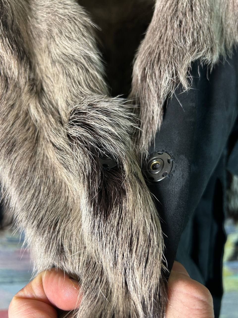 Annette Gortz Annette Görtz Fur & Leather Coat Real Fur AvantGarde EU36 Size S / US 4 / IT 40 - 9 Thumbnail
