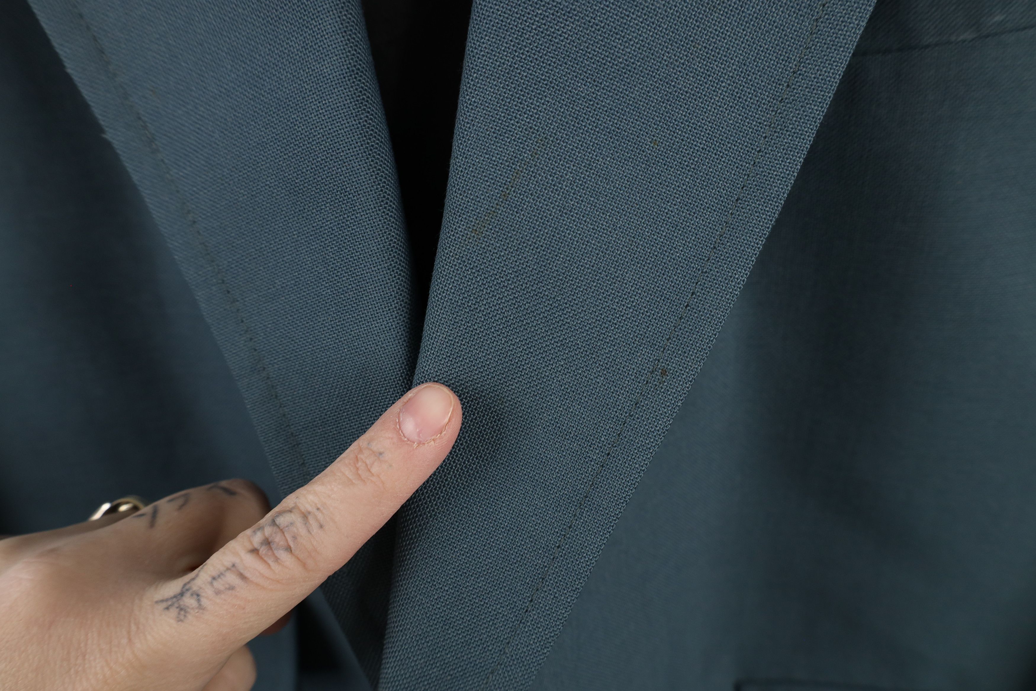 Vintage Vintage 90s Palm Beach Button Suit Coat Jacket Blazer USA Size US XXL / EU 58 / 5 - 4 Thumbnail