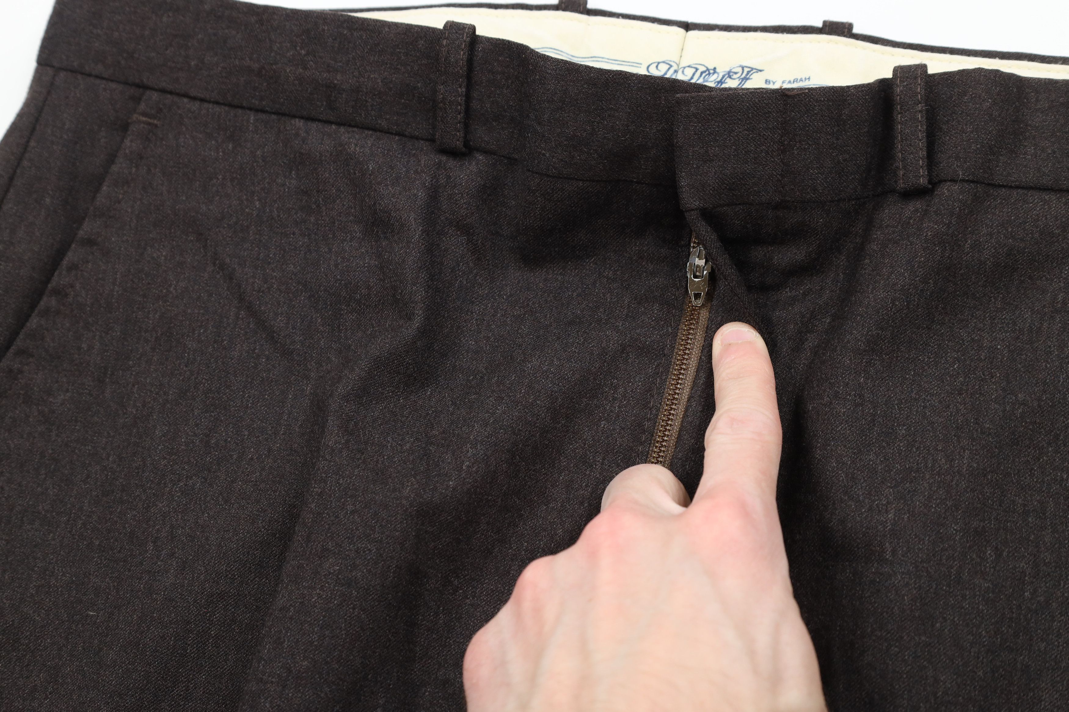 Vintage Vintage 70s Streetwear Wide Leg Chino Pants Brown USA Size US 36 / EU 52 - 6 Thumbnail