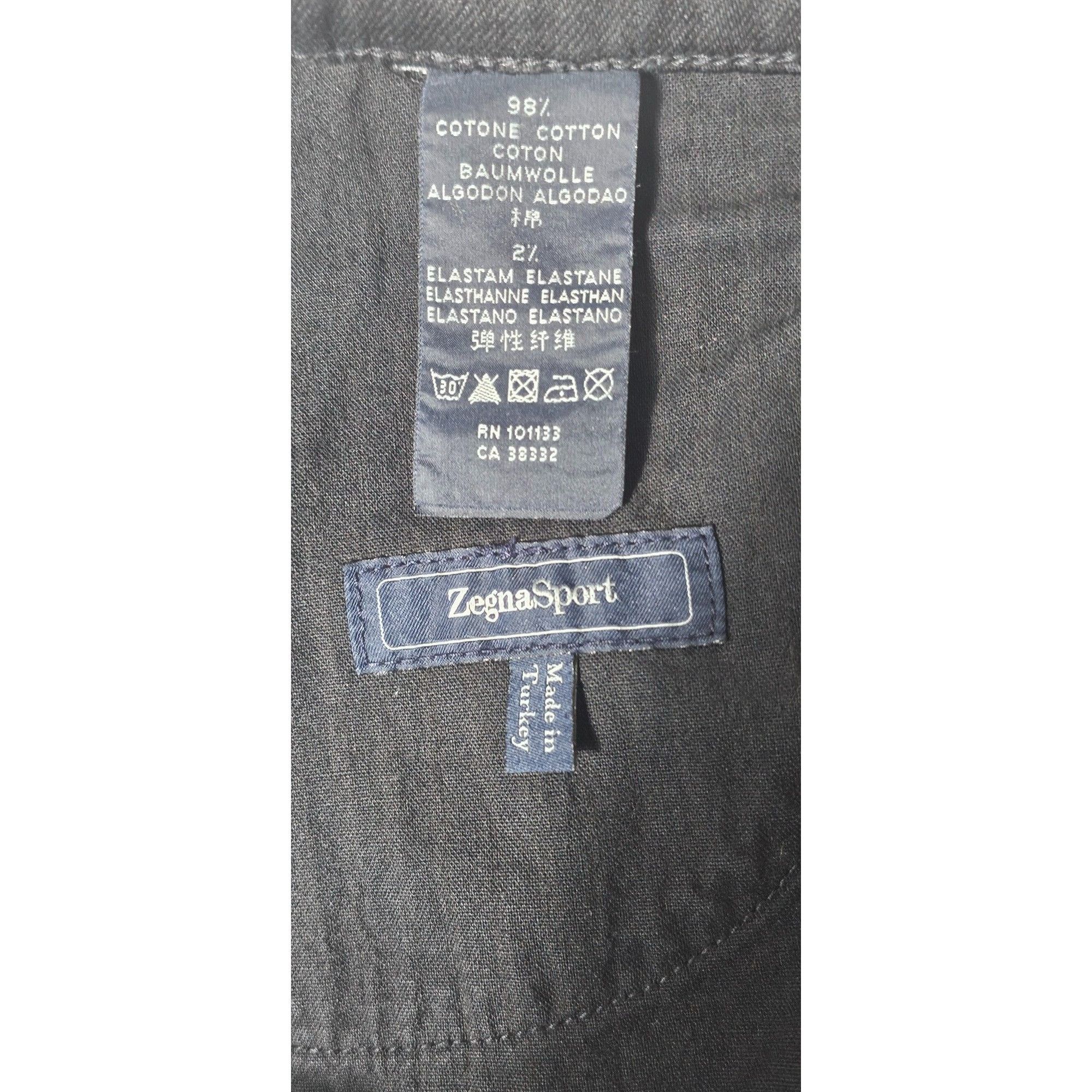Ermenegildo Zegna Zegna Sport 315 Denim Jeans Size 315 Black Straight Fit Size US 36 / EU 52 - 13 Thumbnail
