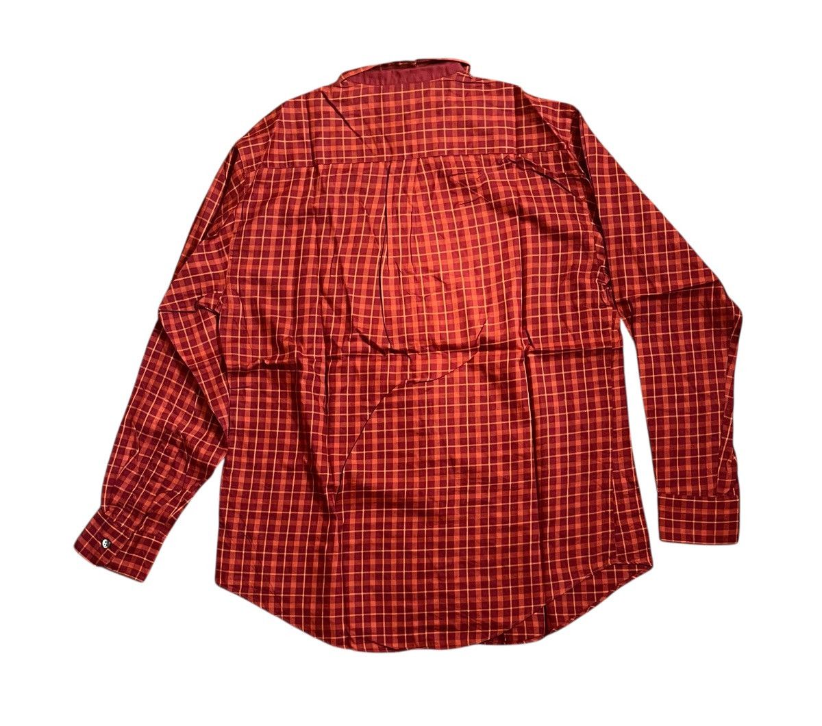 Issey Miyake Vintage issey miyake im checkered red button up shirt Size US L / EU 52-54 / 3 - 6 Thumbnail