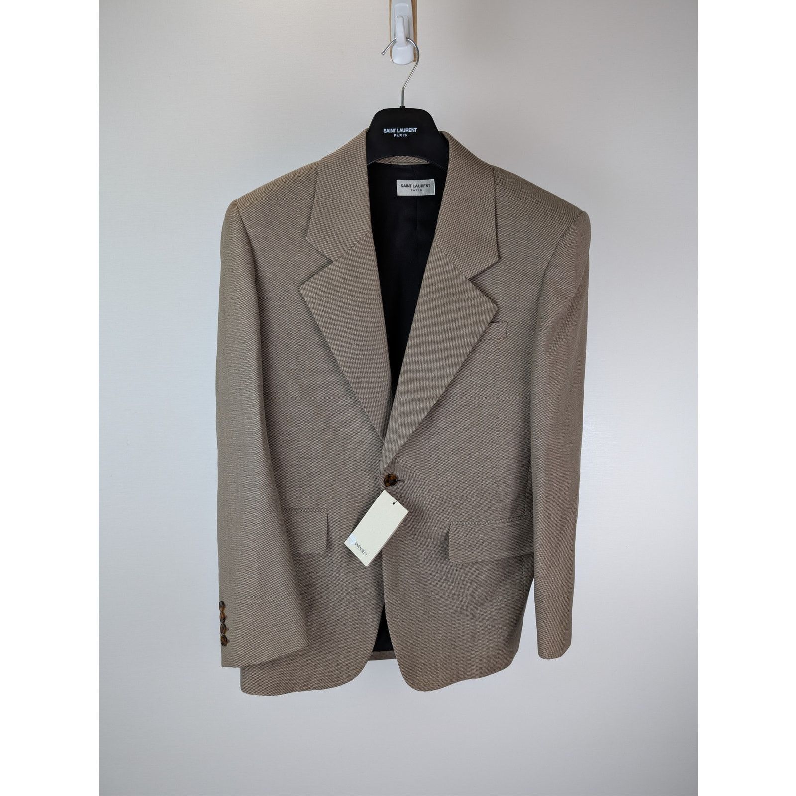 Saint Laurent Paris o1rshd1 Blazer / Veste Sue Caviar Jacket in Brown Size US M / EU 48-50 / 2 - 1 Thumbnail