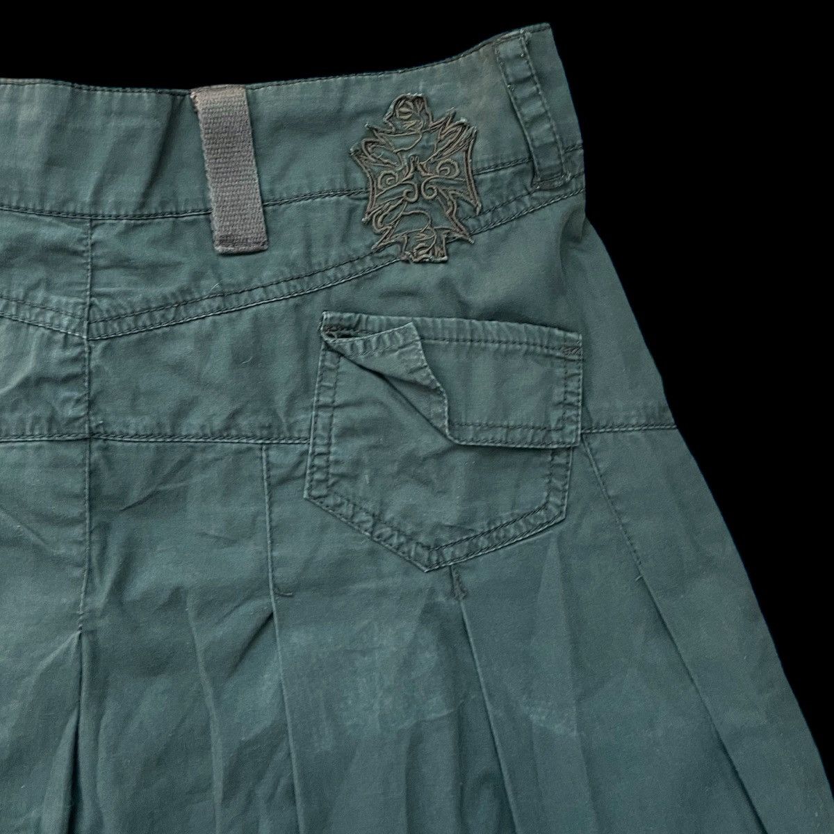 Japanese Brand × Miss Sixty × True Religion Y2K Cotton Modi Skirt in military Style Size 26" / US 2 / IT 38 - 3 Thumbnail
