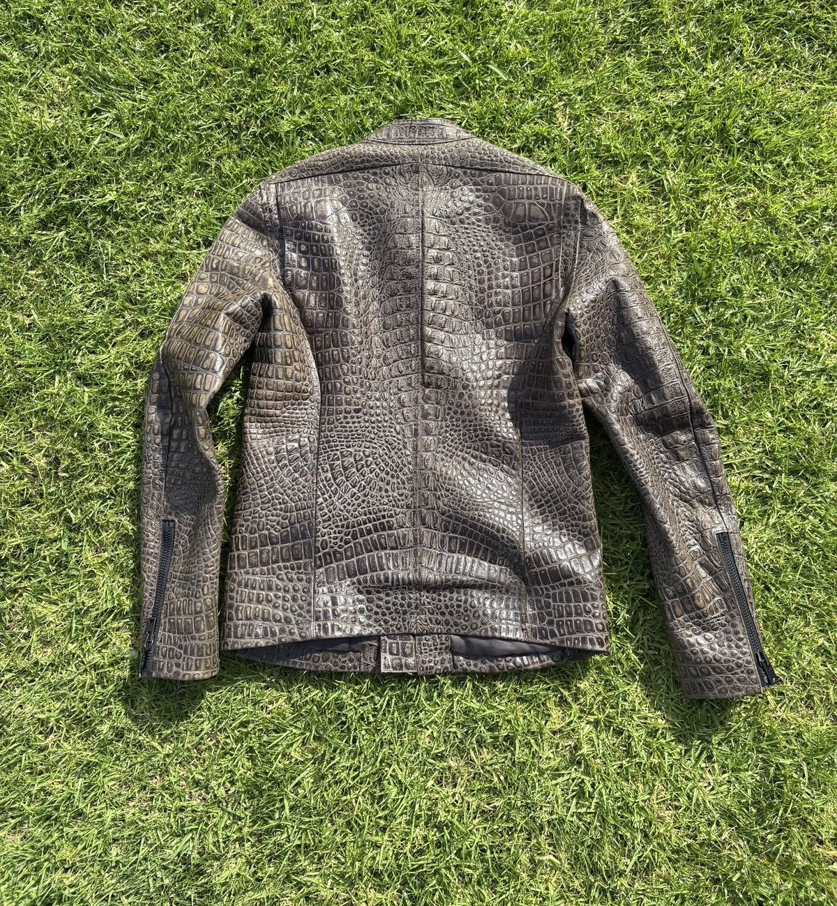The Viridi-anne The Viridi-Anne Crocodile Leather Motorcycle Jacket Size US S / EU 44-46 / 1 - 2 Thumbnail