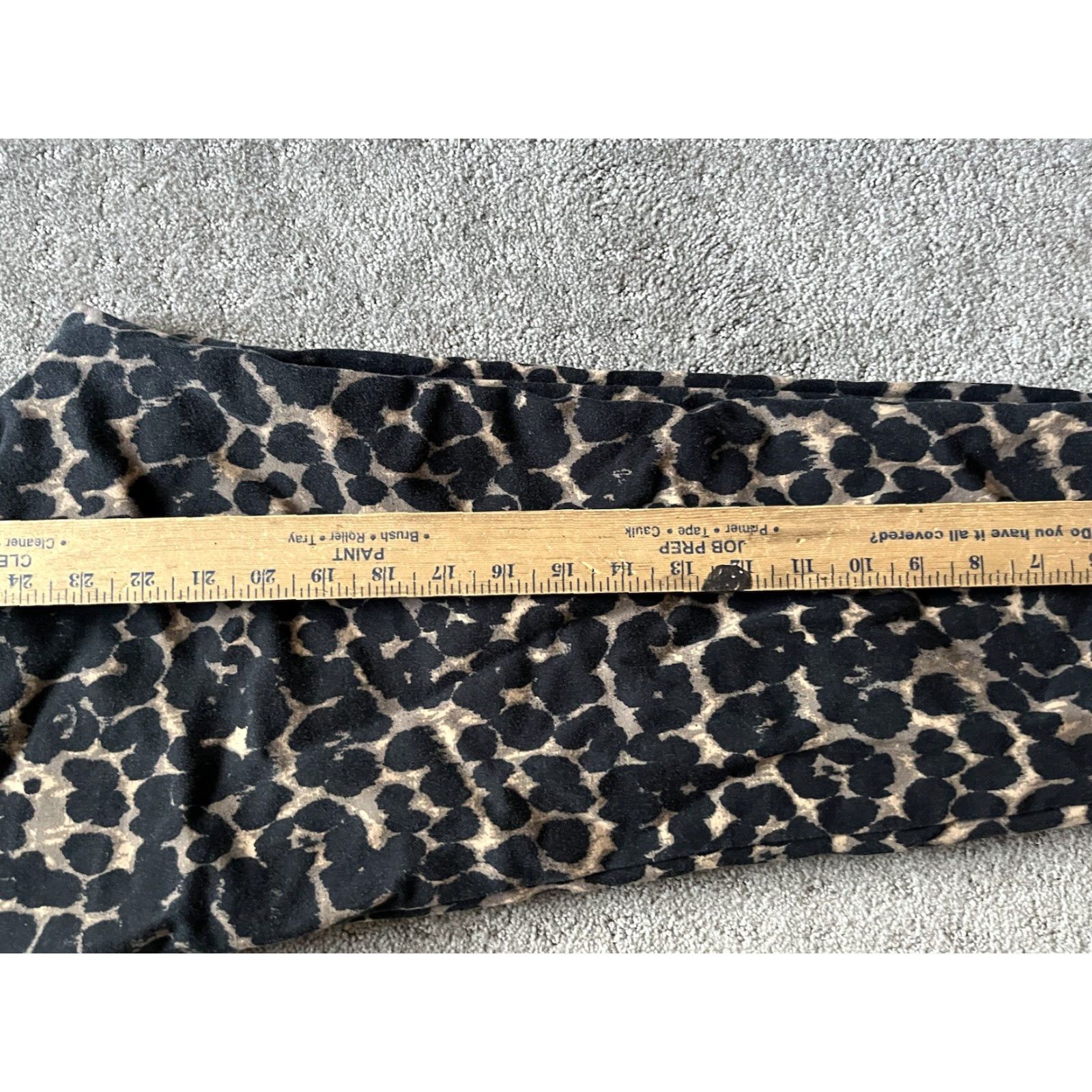 Old Navy Old Navy pants Women Leopard Print Crop Ankle 10 Regular Brown Polyester Spandex high rise straight leg Inseam 25 in Size 36" / US 14 / IT 50 - 7 Thumbnail