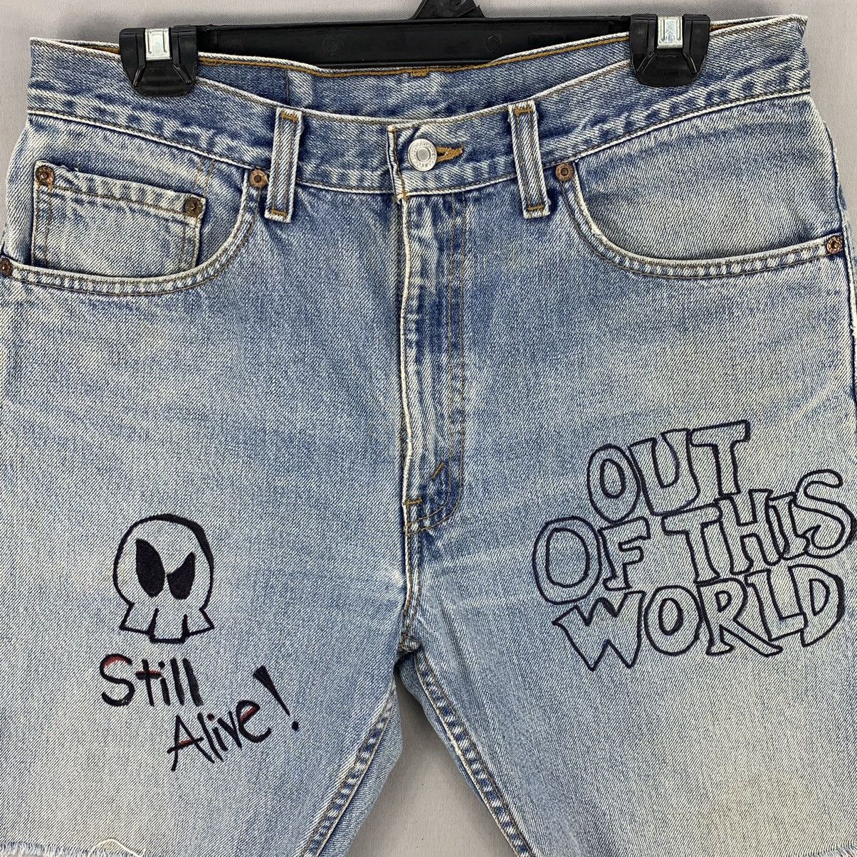 Levi's Vintage Custom Levis 505 Jorts Shorts Denim Jeans W32 Size US 32 / EU 48 - 3 Thumbnail
