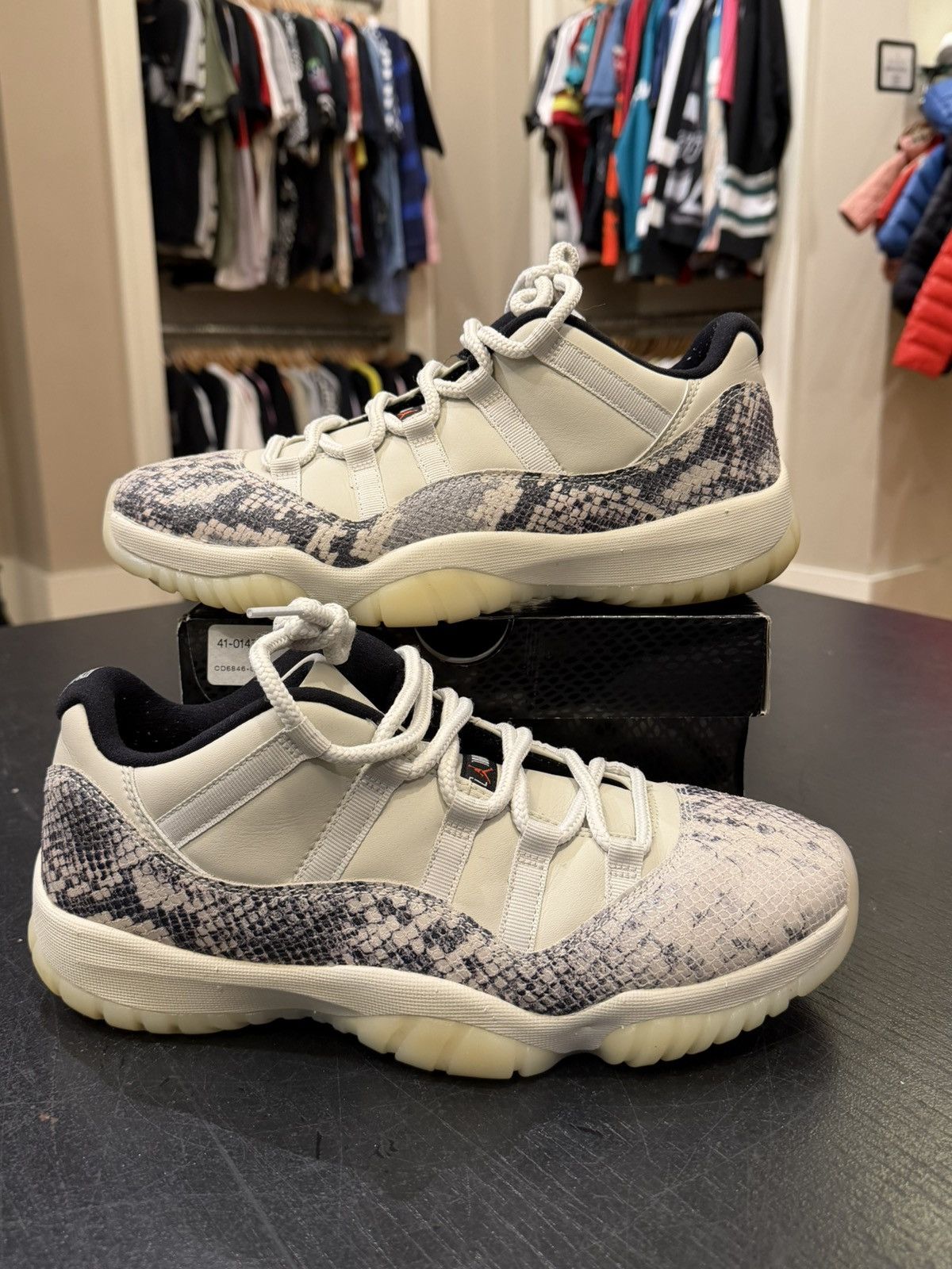Jordan Brand Jordan 11 Retro Low ‘Snake Light Bone’ Size US 10 / EU 43 - 1 Thumbnail
