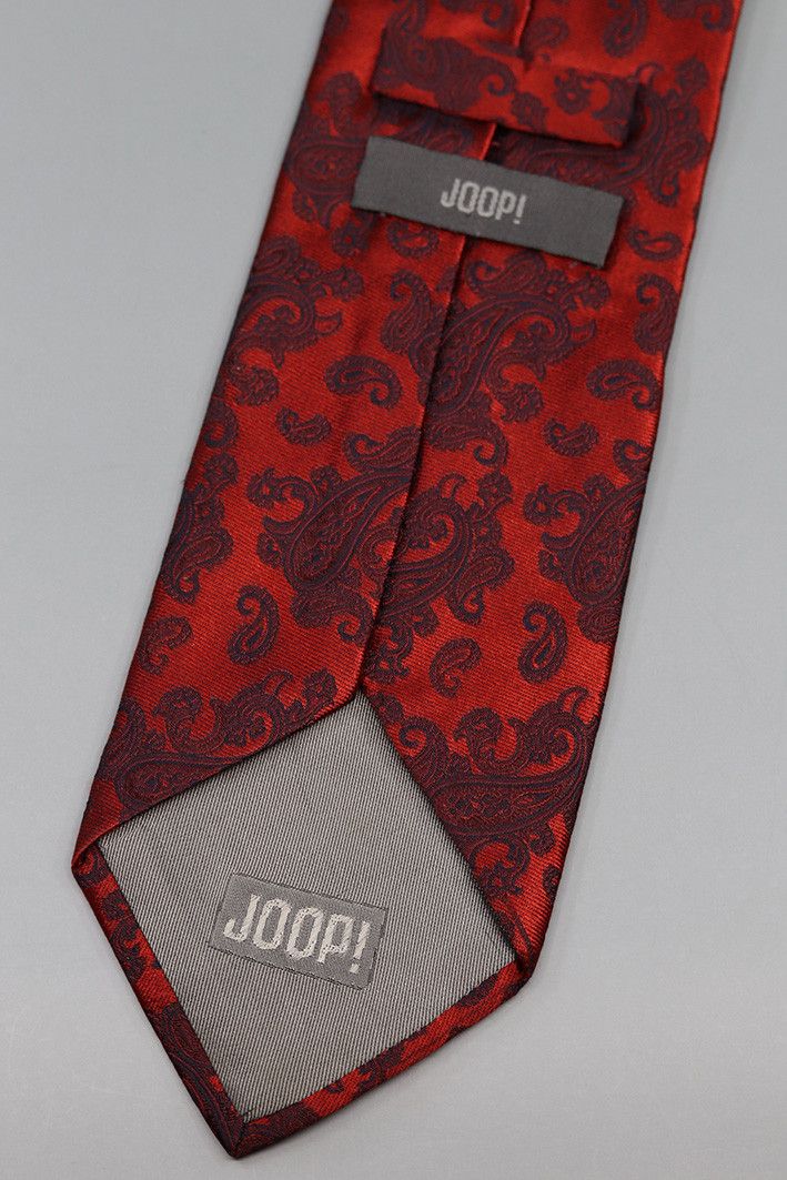 Joop! Vintage JOOP! Red Paisley Silk Tie – Made in Italy Size ONE SIZE - 2 Thumbnail