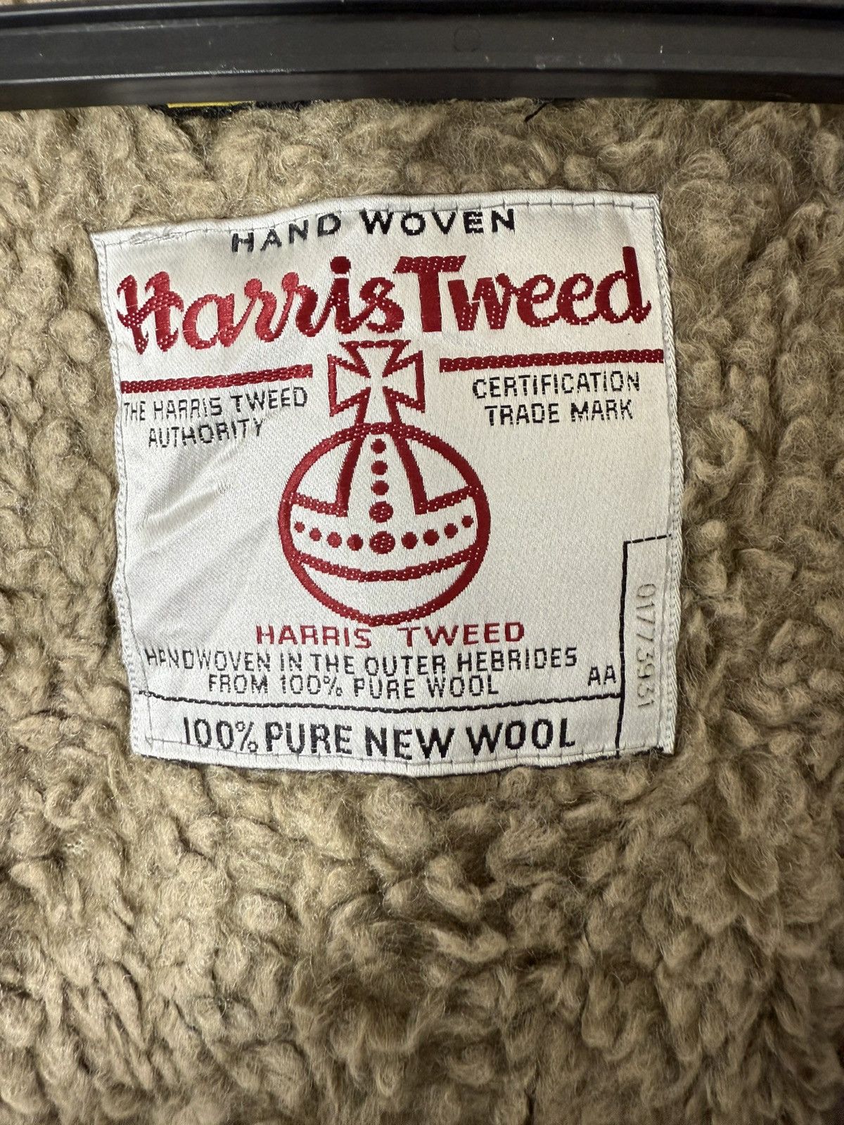 Harris Tweed HARRIS TWEED HERRINGBONE JACKET TRIPLE POCKET RARE Size US M / EU 48-50 / 2 - 9 Thumbnail