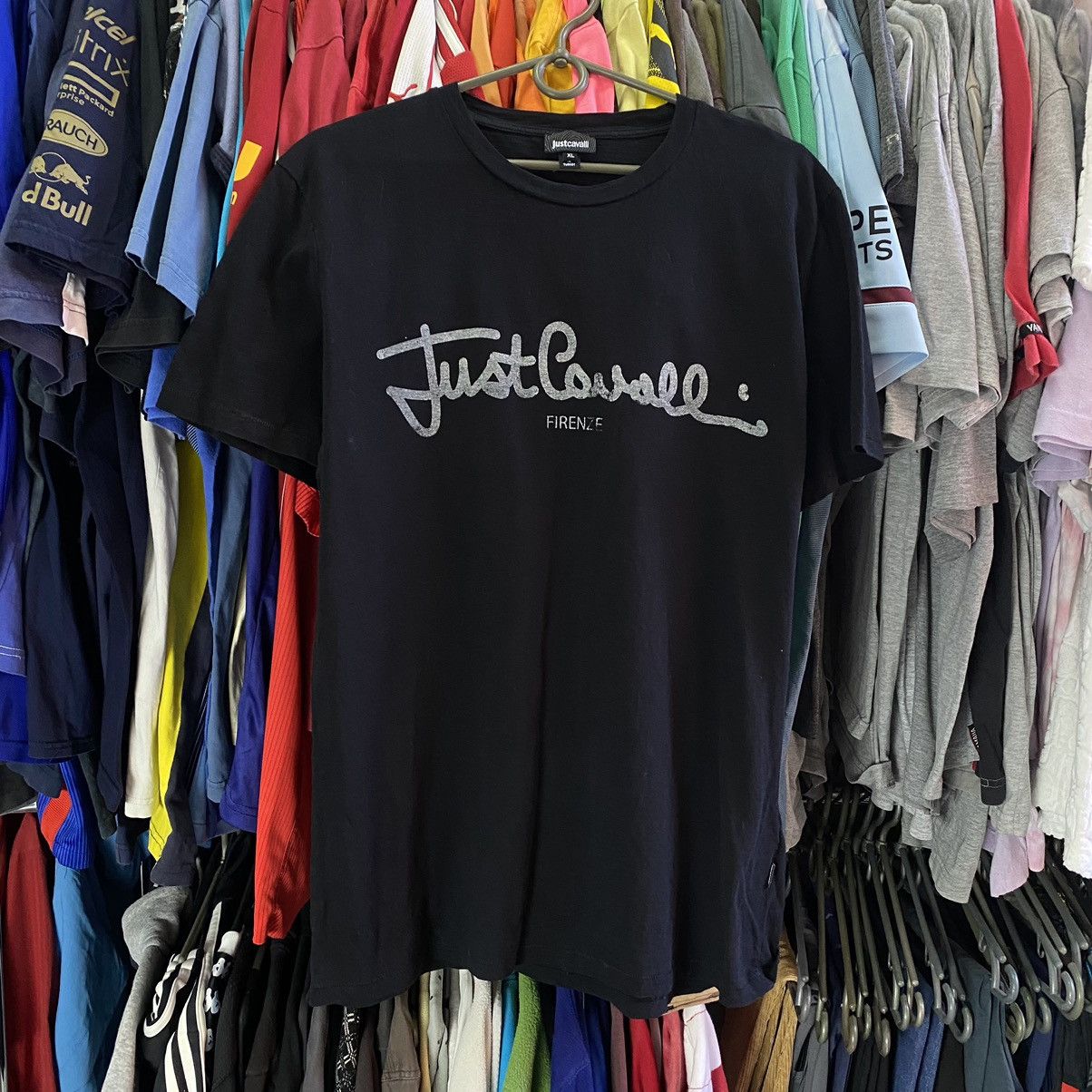 Just Cavalli Luxury Just Cavalli designer Big logo y2k tee Size US XL / EU 56 / 4 - 1 Thumbnail