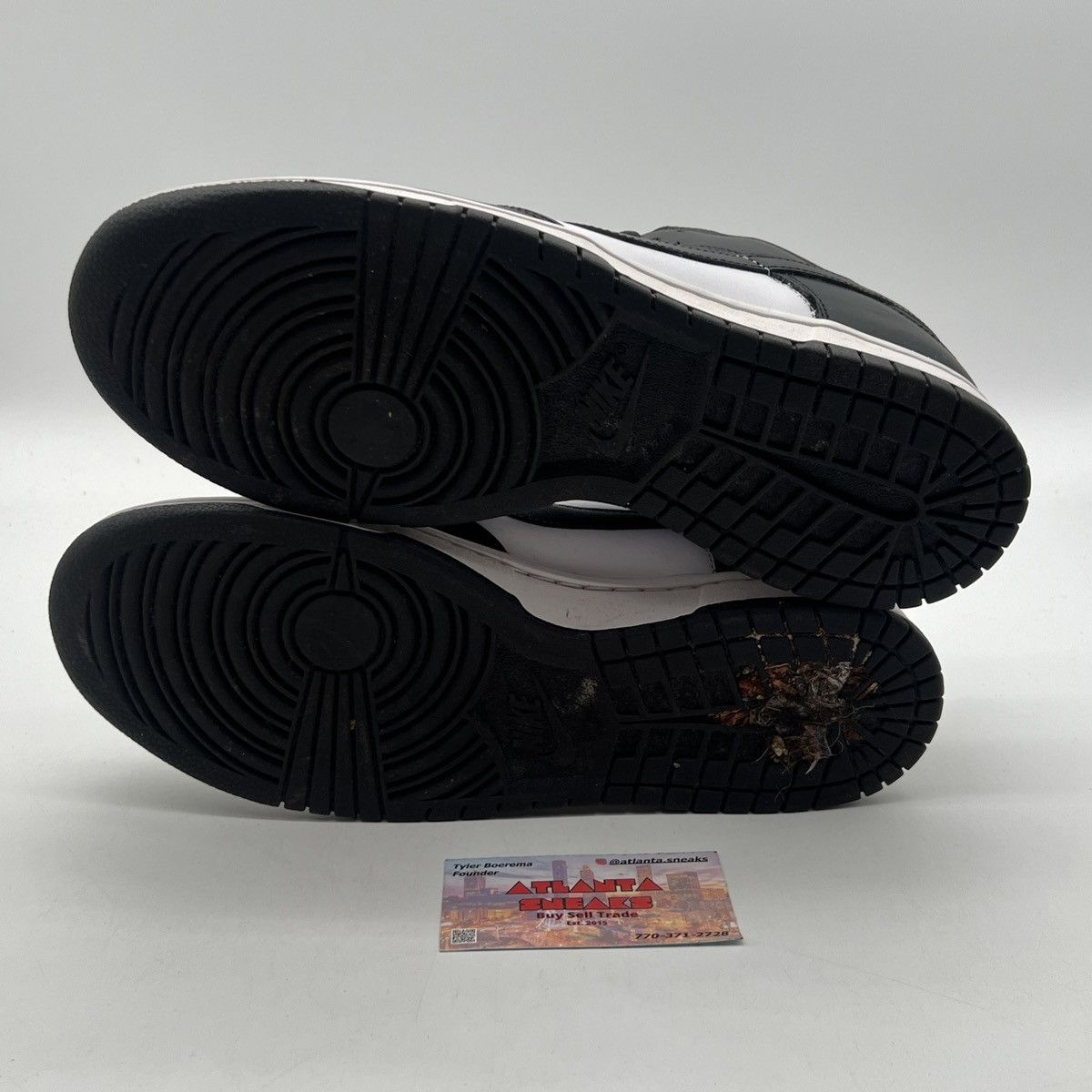 Nike Nike dunk low black white Size US 10 / EU 43 - 7 Thumbnail