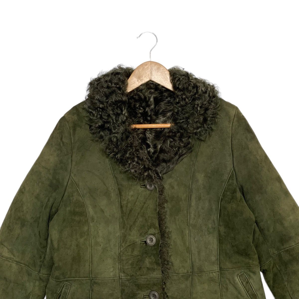 Japanese Brand Japanese Brand Sanrika Shearling Leather Jacket Size M / US 6-8 / IT 42-44 - 4 Thumbnail