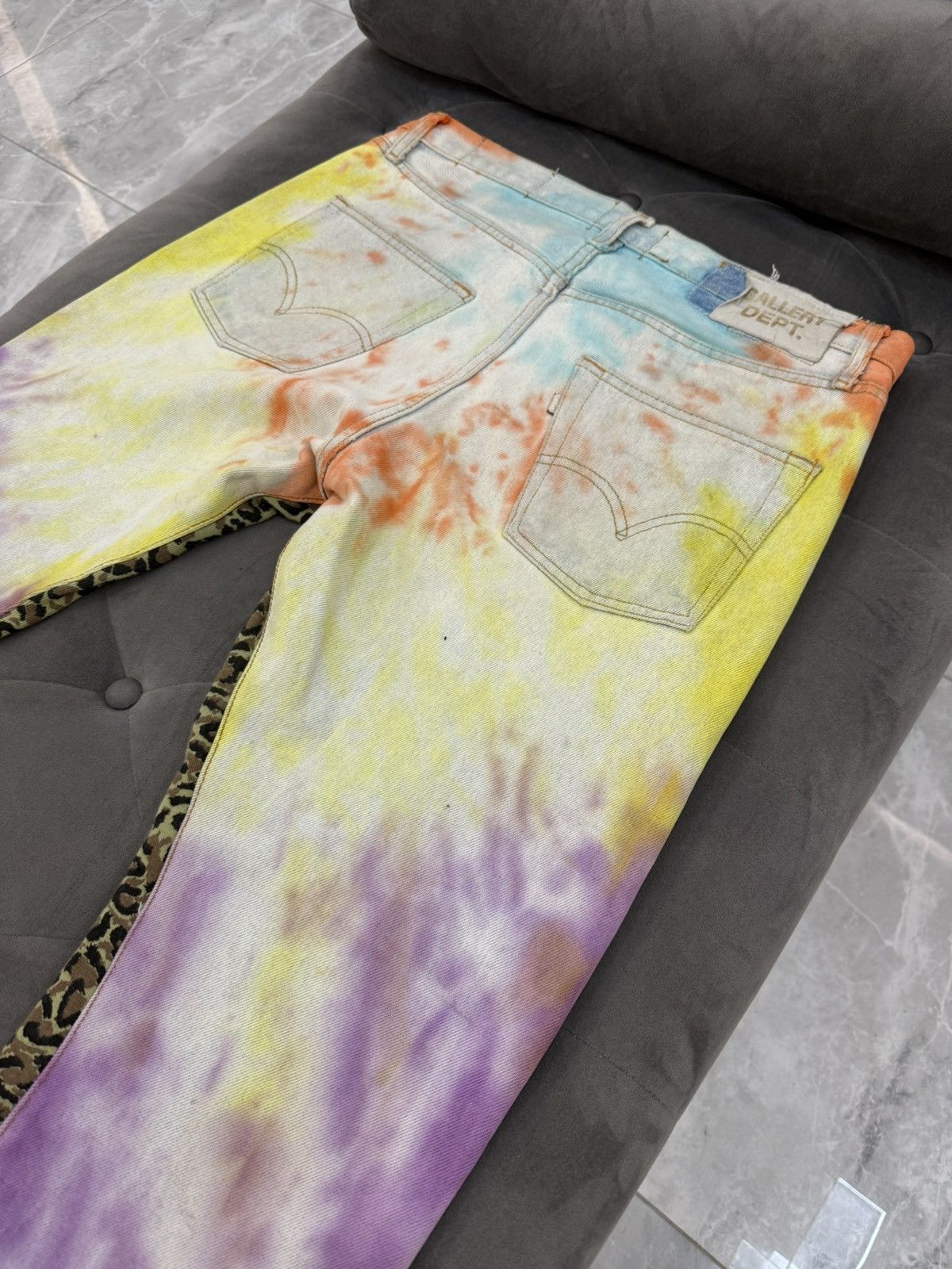 Gallery Dept. Gallery Dept. GG Tie Dye Flare Jeans Size US 32 / EU 48 - 8 Thumbnail
